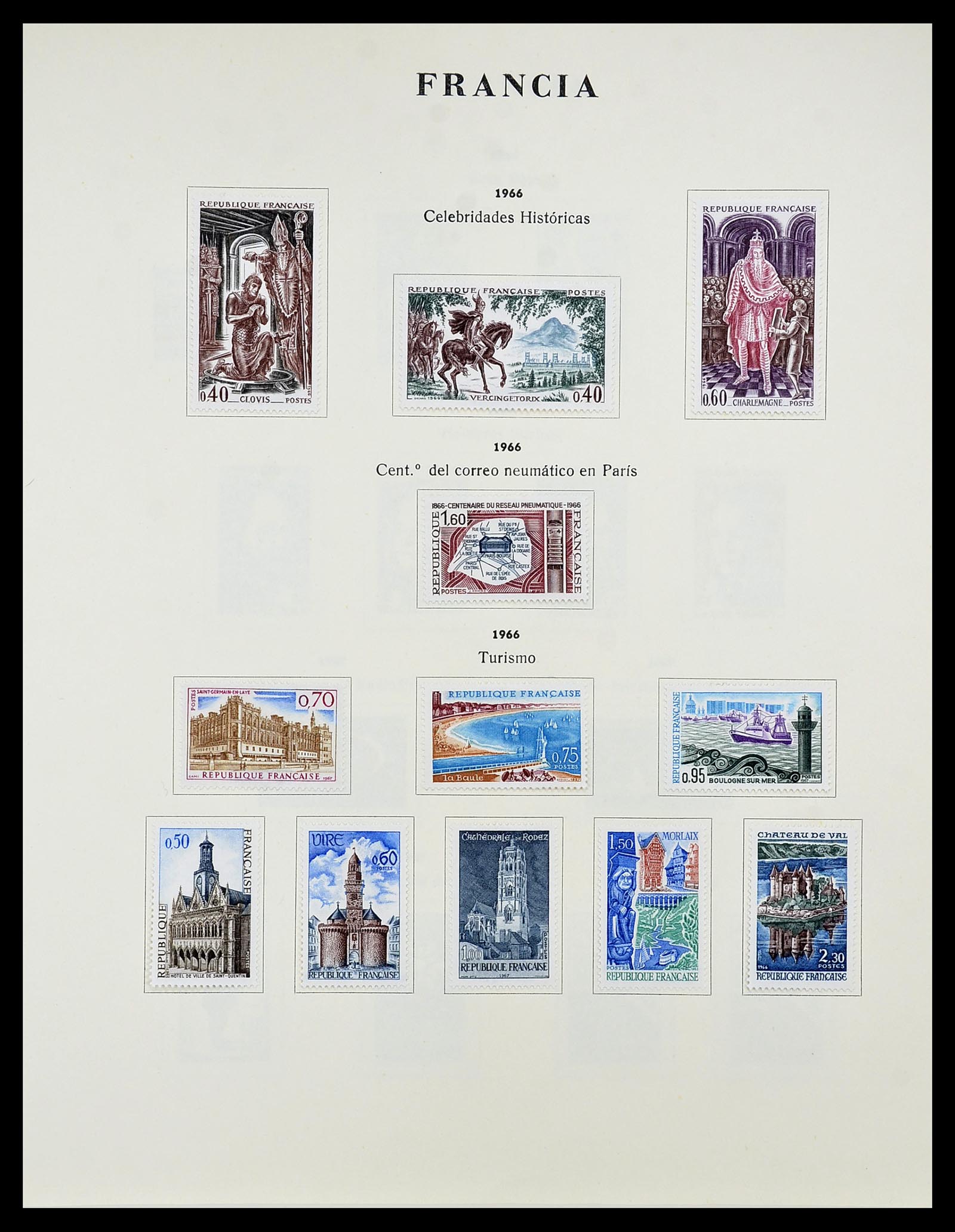 34721 097 - Postzegelverzameling 34721 Frankrijk 1853-1983.