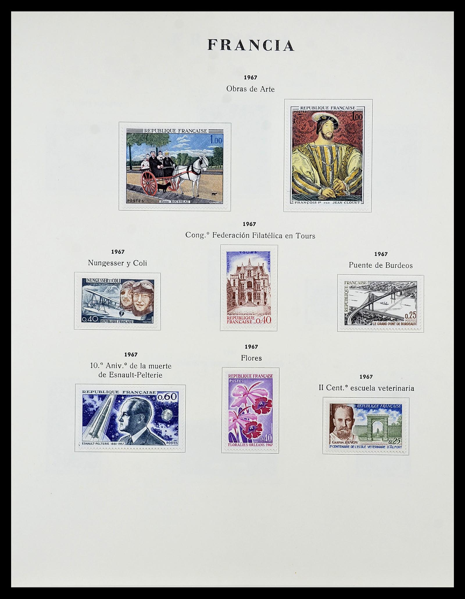 34721 099 - Postzegelverzameling 34721 Frankrijk 1853-1983.