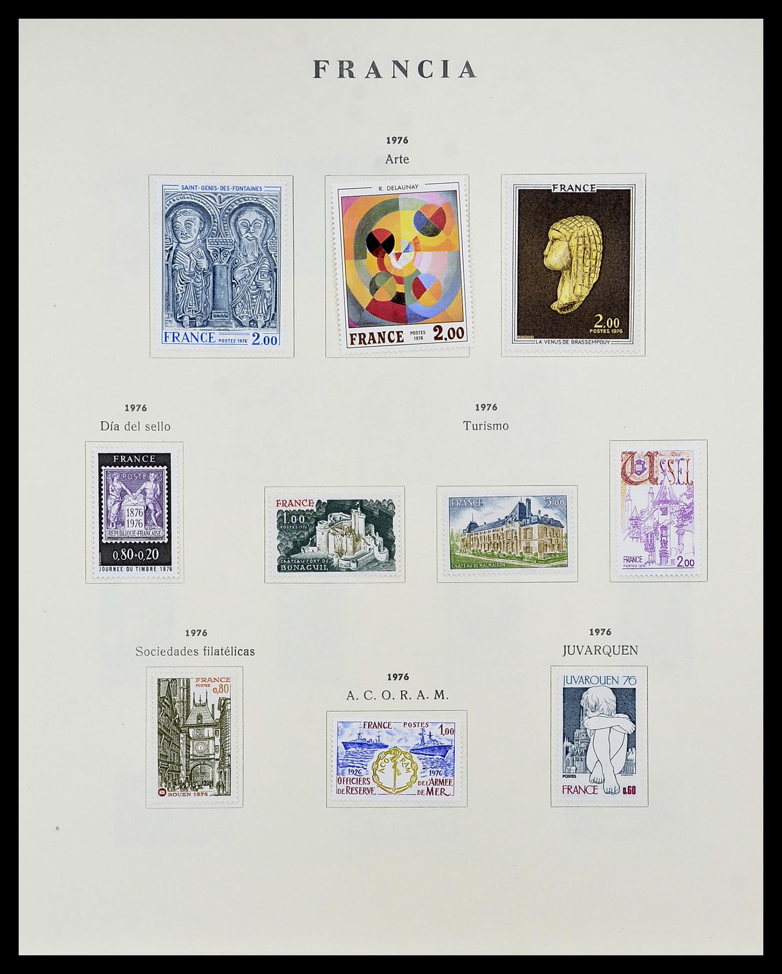 34721 130 - Postzegelverzameling 34721 Frankrijk 1853-1983.