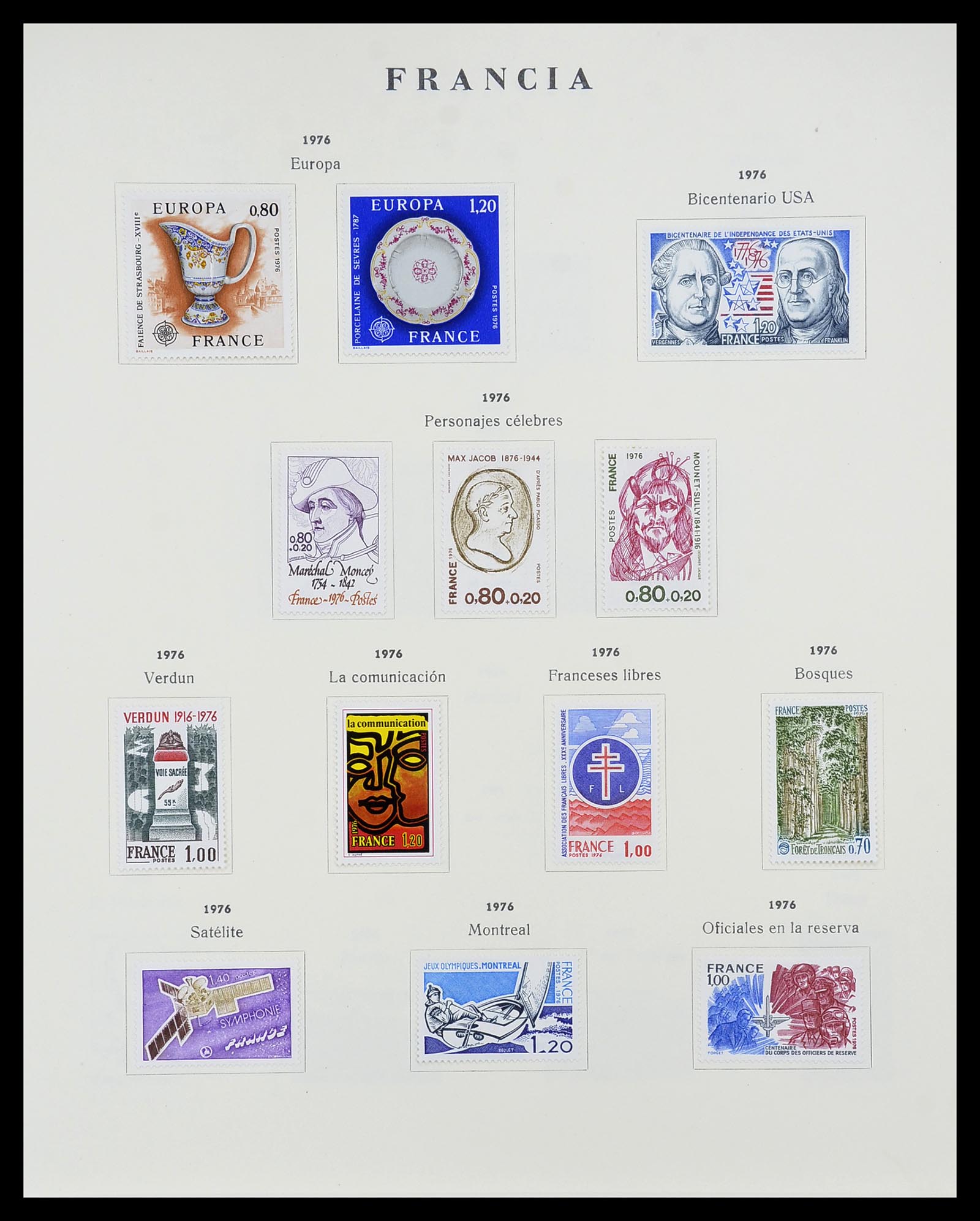 34721 131 - Stamp Collection 34721 France 1853-1983.
