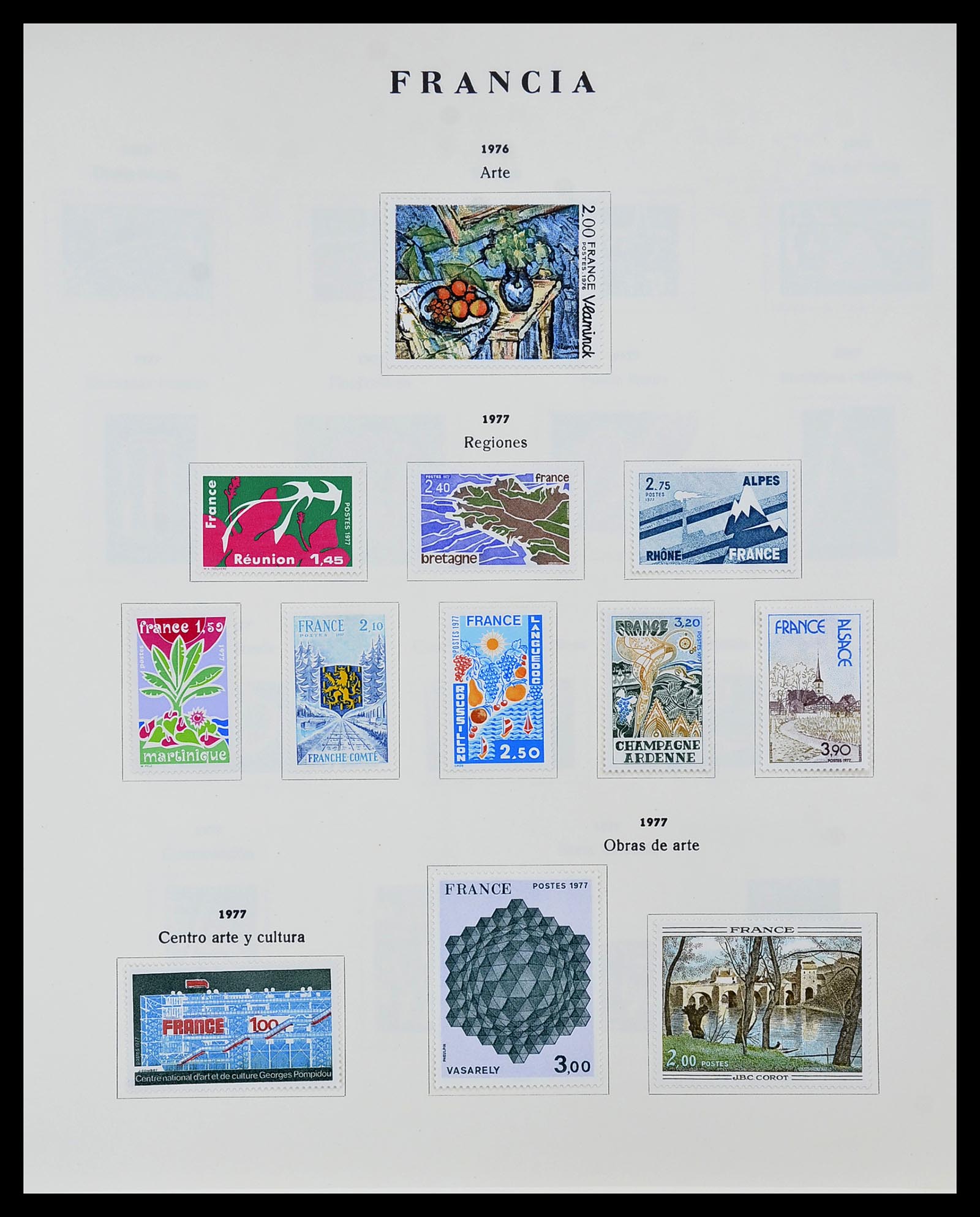 34721 134 - Postzegelverzameling 34721 Frankrijk 1853-1983.