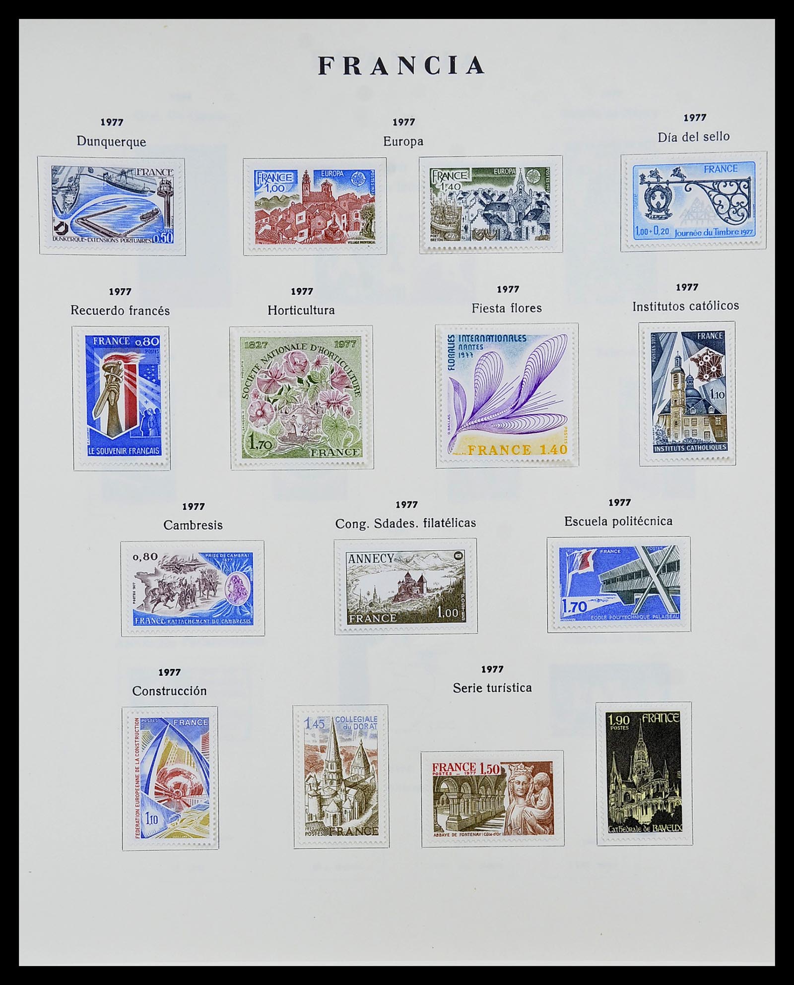 34721 135 - Postzegelverzameling 34721 Frankrijk 1853-1983.