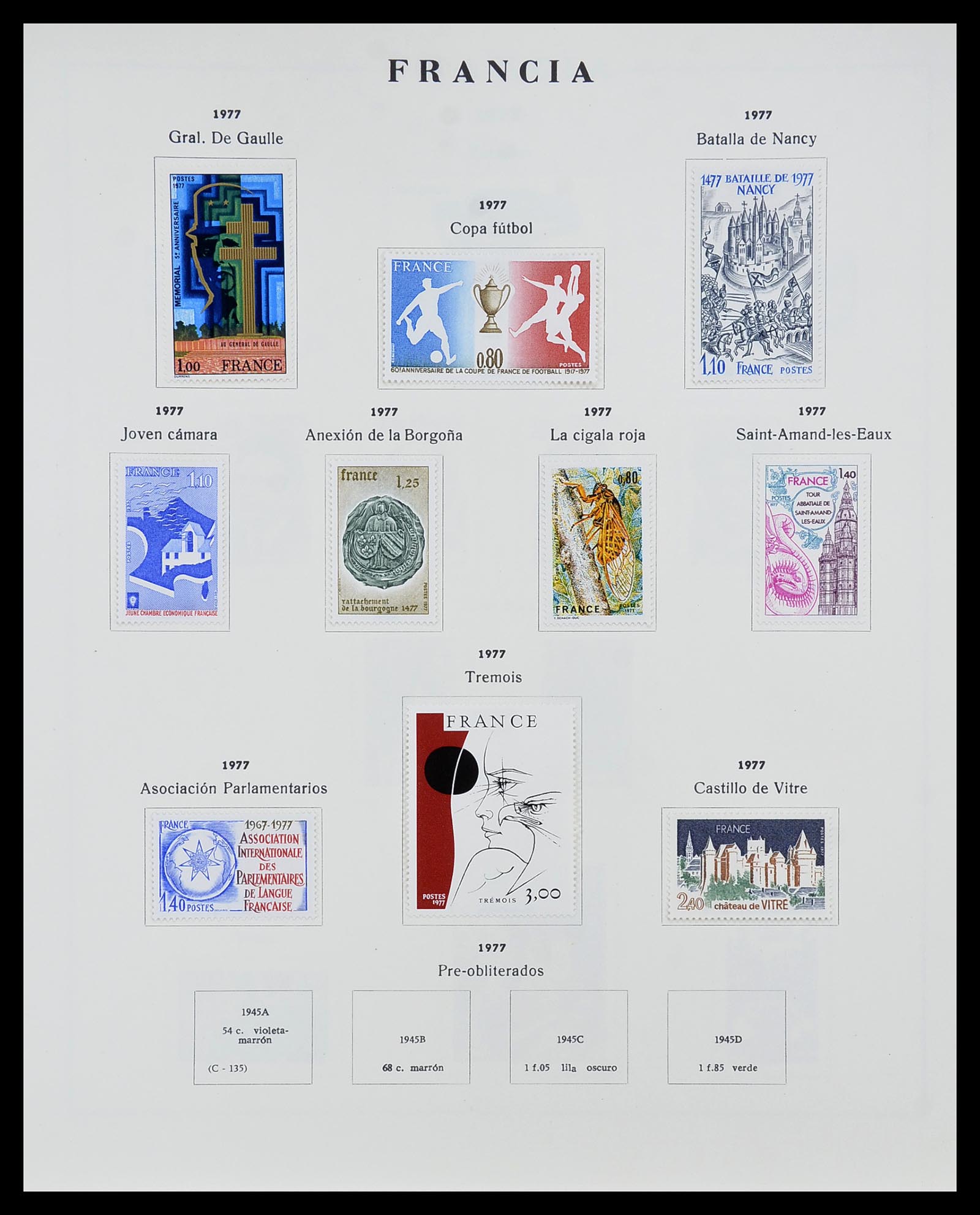 34721 136 - Postzegelverzameling 34721 Frankrijk 1853-1983.