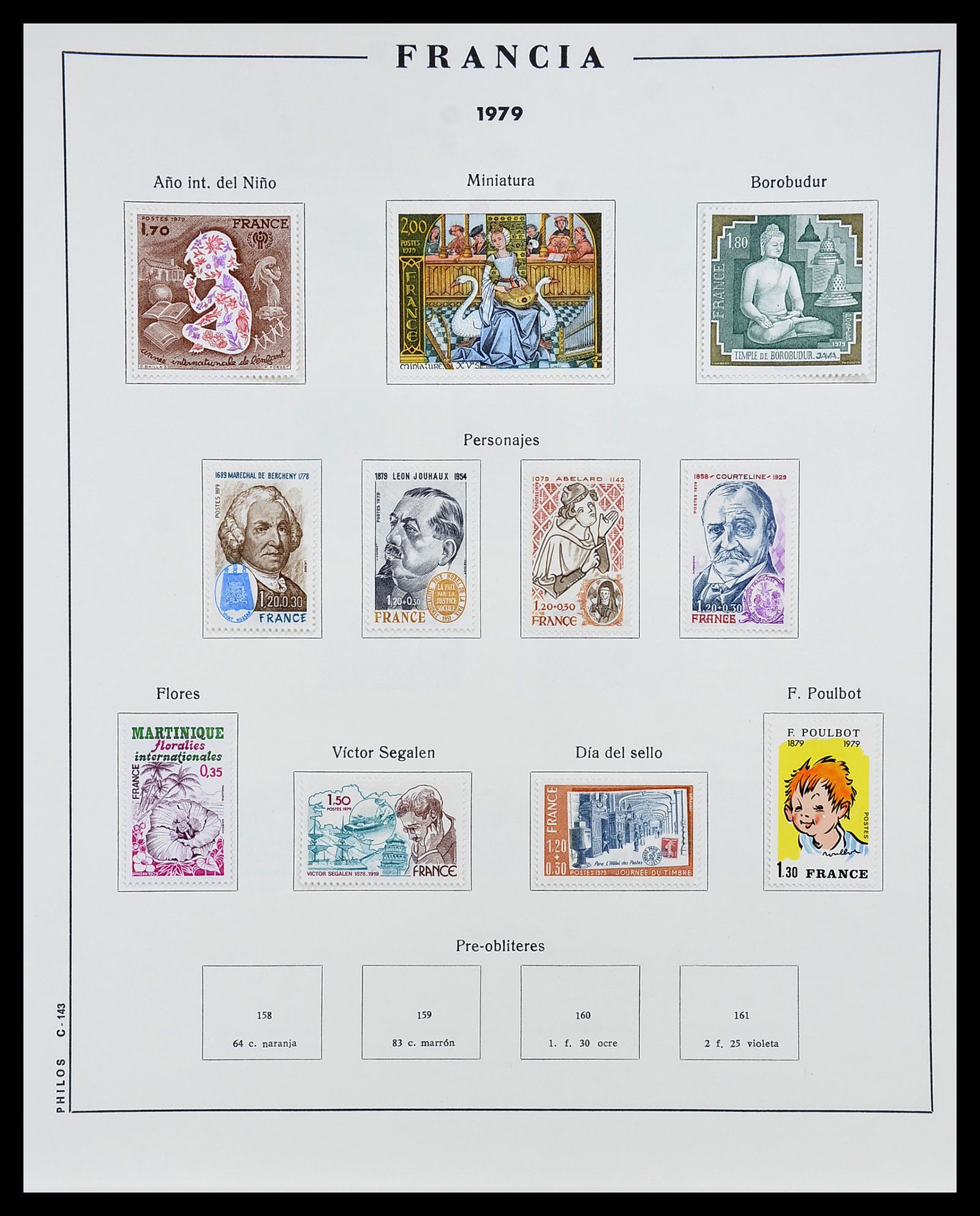 34721 144 - Postzegelverzameling 34721 Frankrijk 1853-1983.