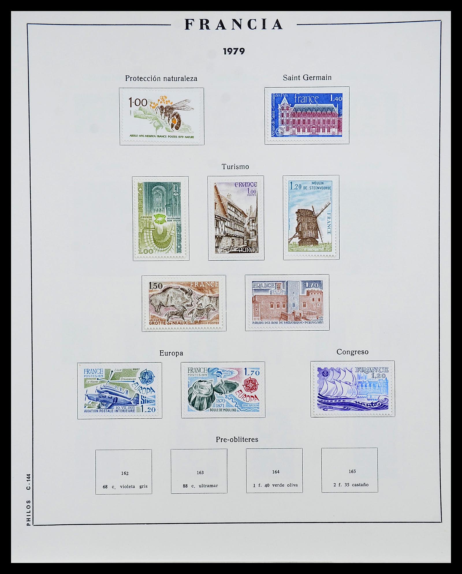34721 145 - Postzegelverzameling 34721 Frankrijk 1853-1983.