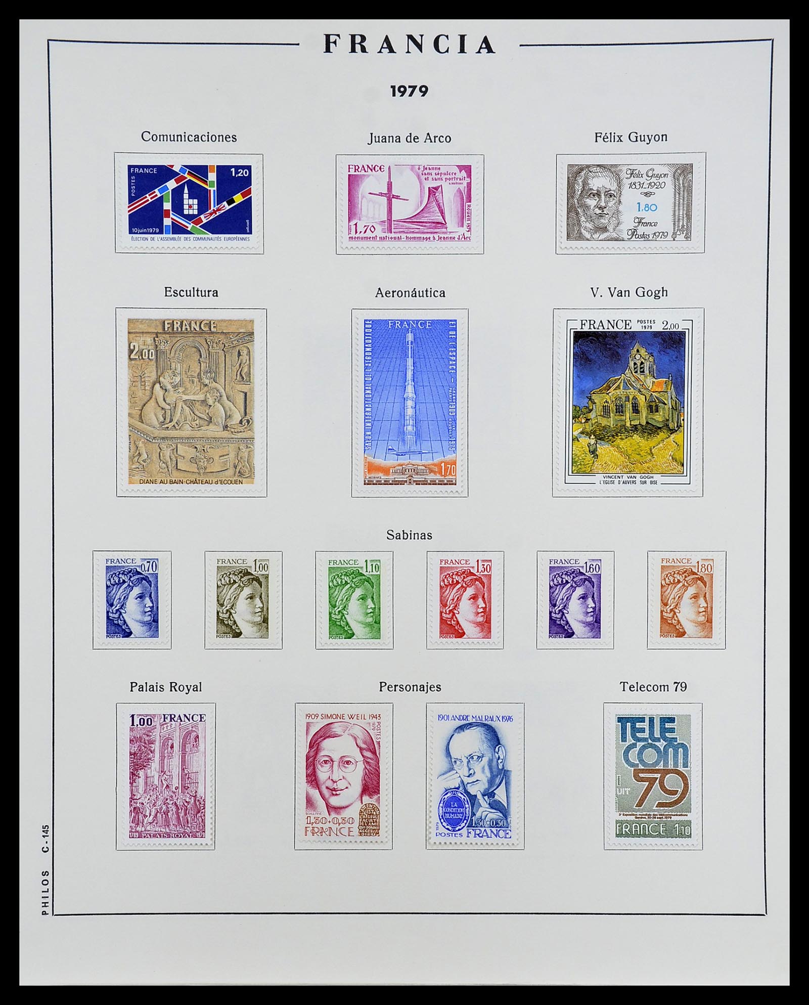 34721 146 - Stamp Collection 34721 France 1853-1983.