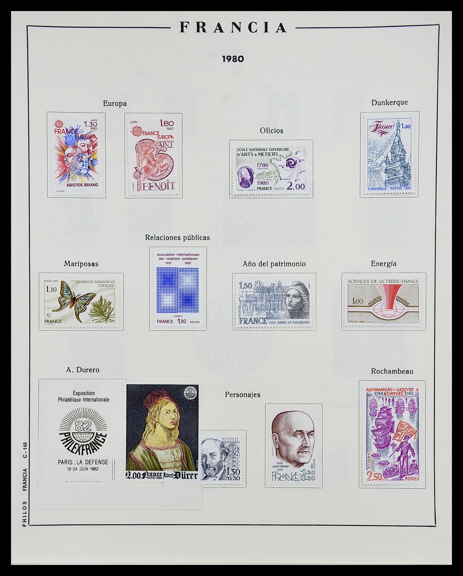 34721 149 - Postzegelverzameling 34721 Frankrijk 1853-1983.