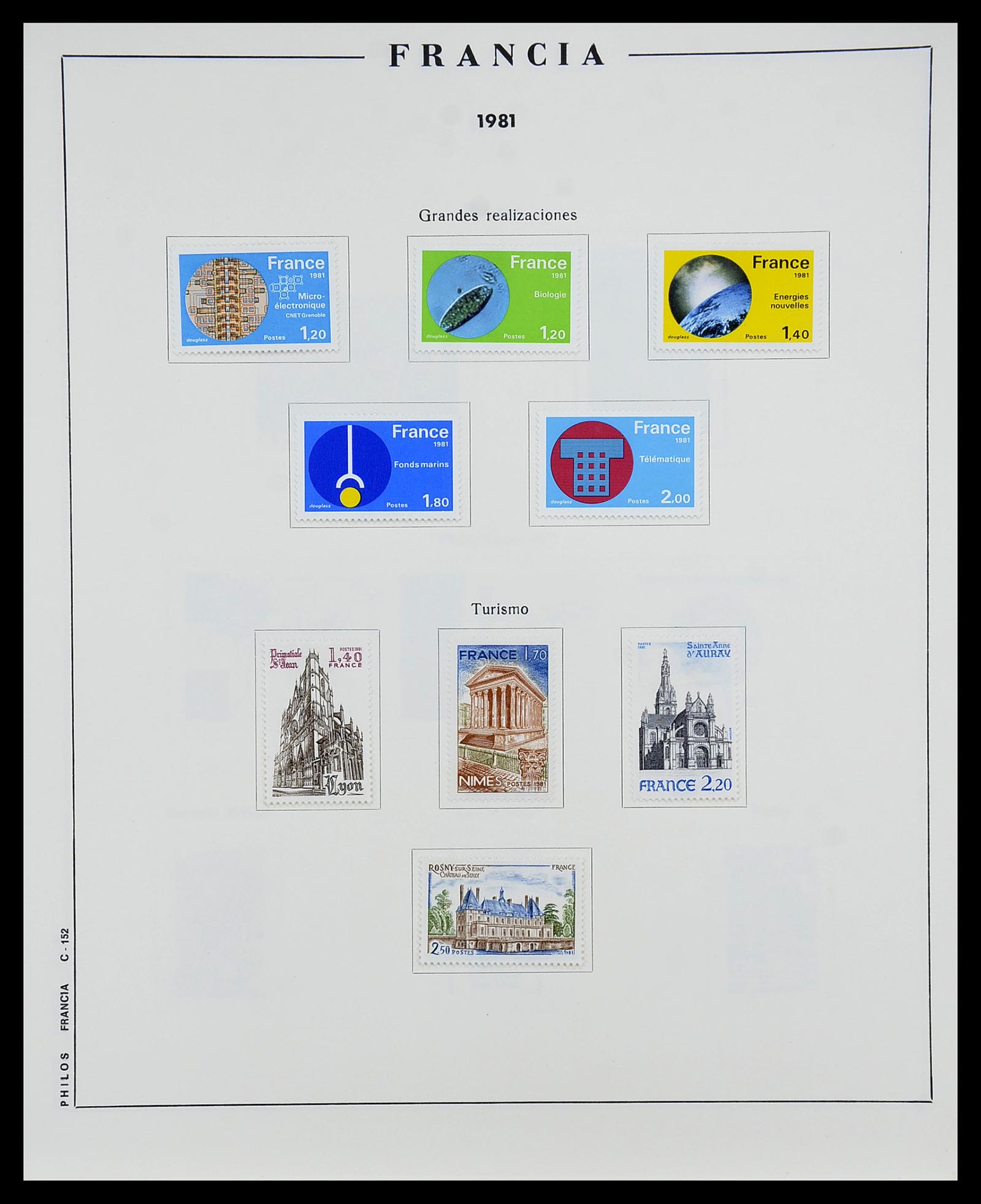 34721 153 - Stamp Collection 34721 France 1853-1983.