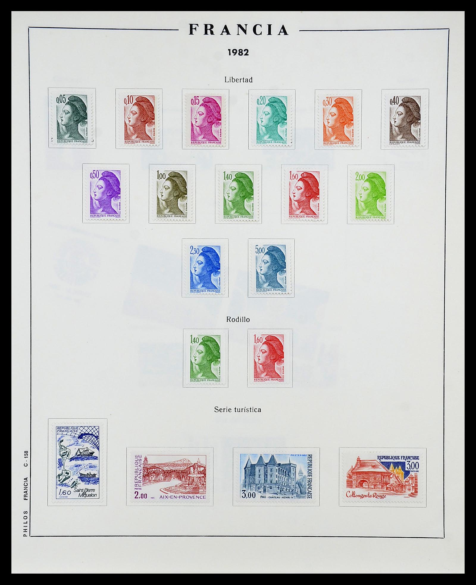 34721 159 - Postzegelverzameling 34721 Frankrijk 1853-1983.