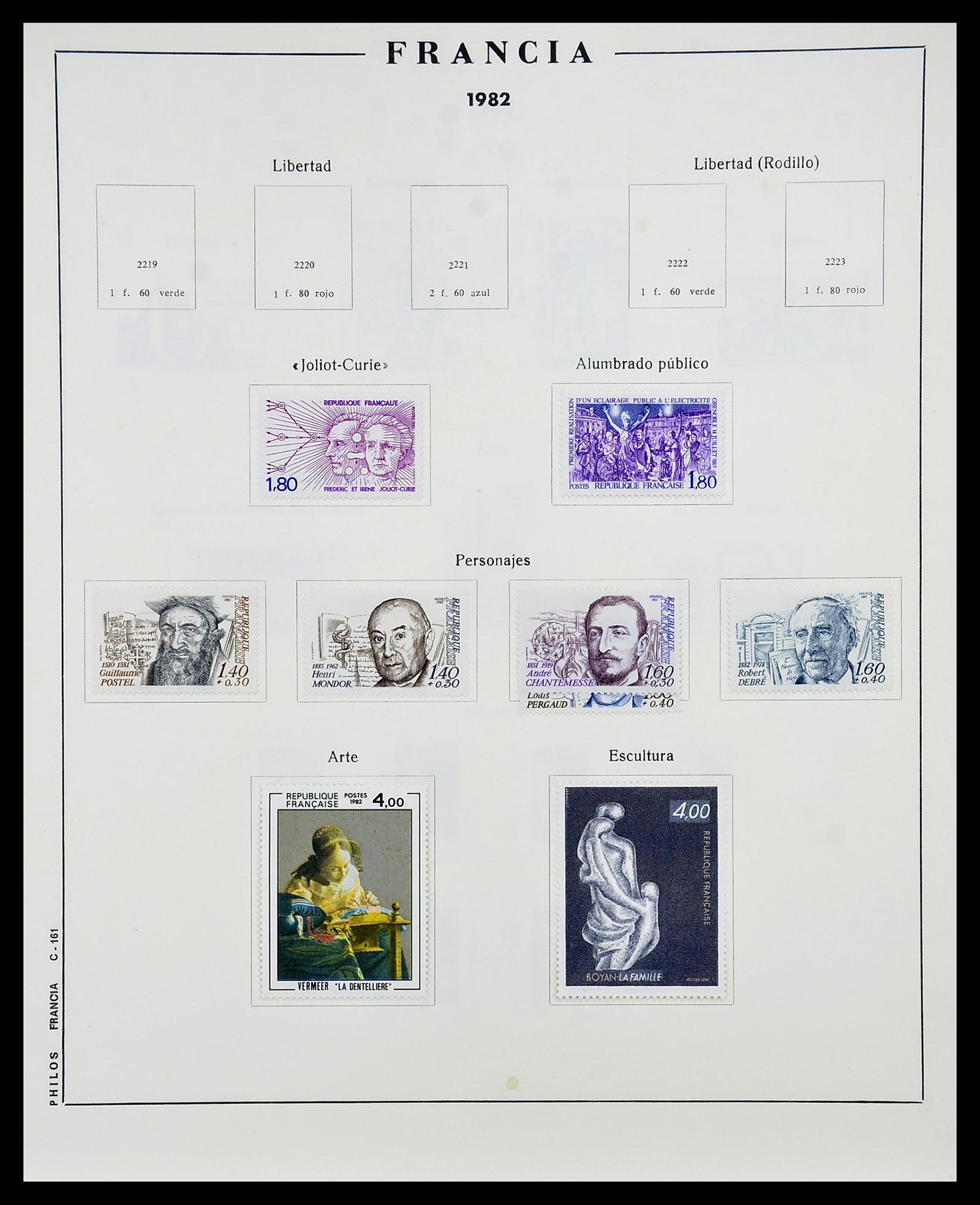 34721 162 - Postzegelverzameling 34721 Frankrijk 1853-1983.