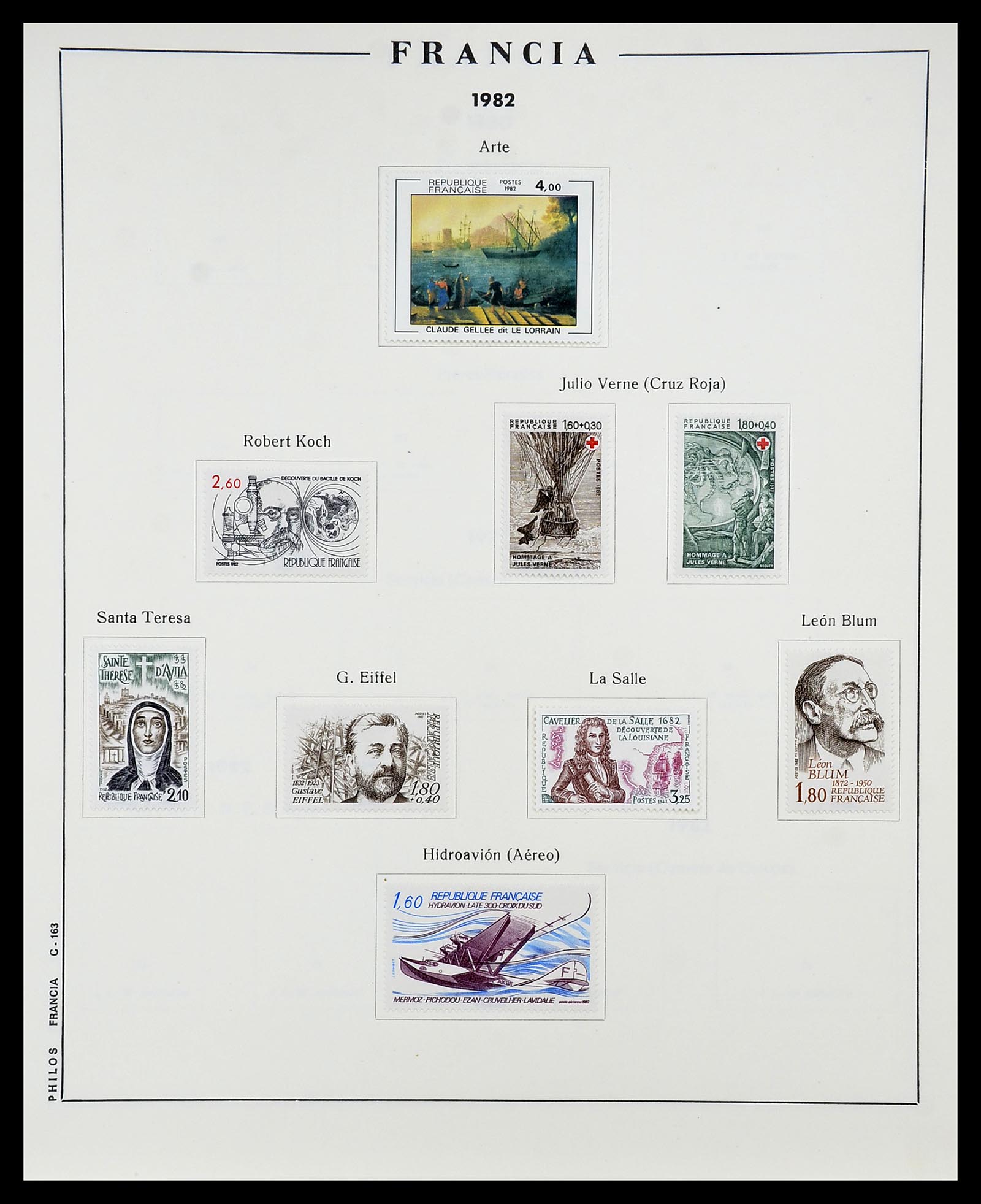 34721 164 - Postzegelverzameling 34721 Frankrijk 1853-1983.