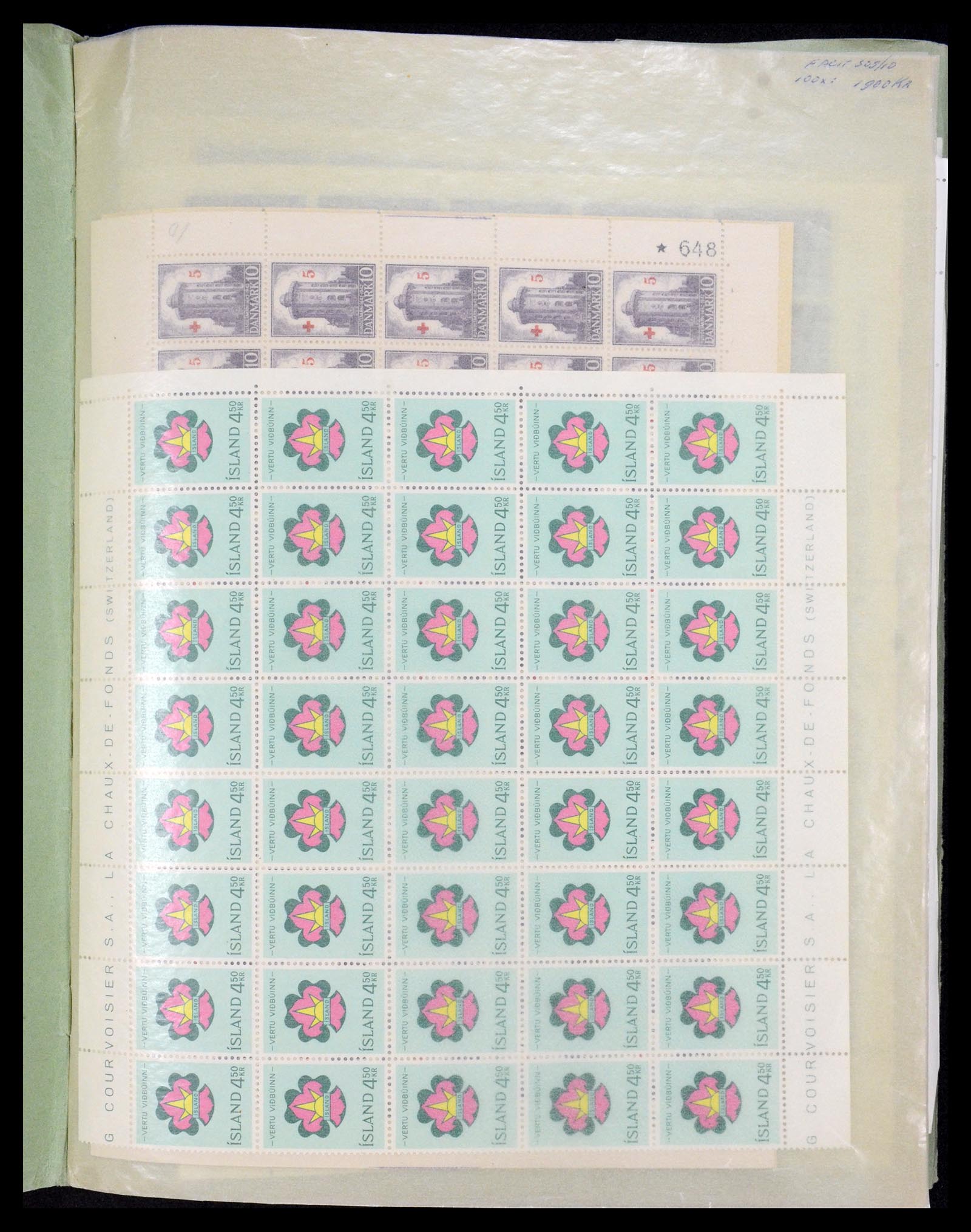 34722 001 - Stamp Collection 34722 Iceland 1944-1986.
