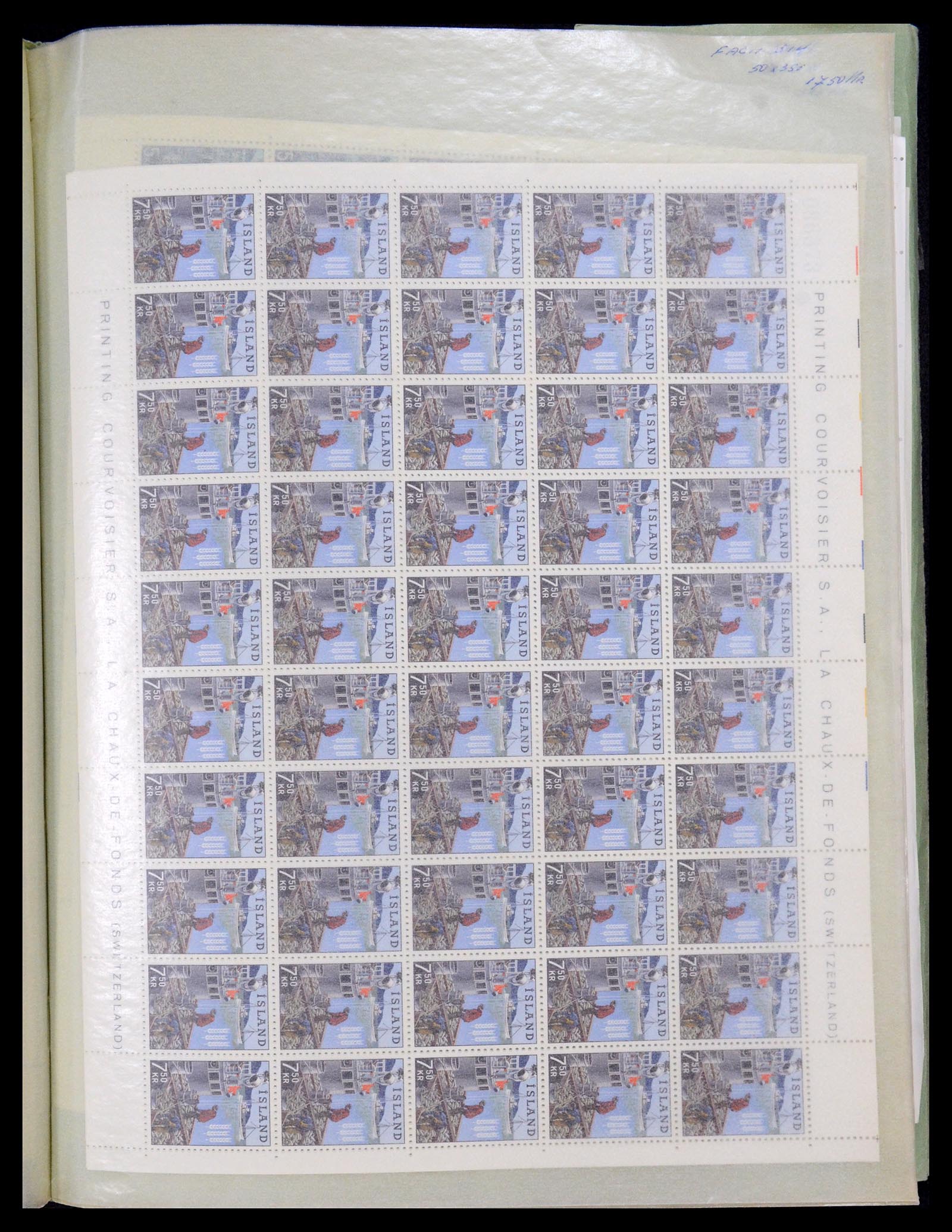 34722 004 - Postzegelverzameling 34722 IJsland 1944-1986.