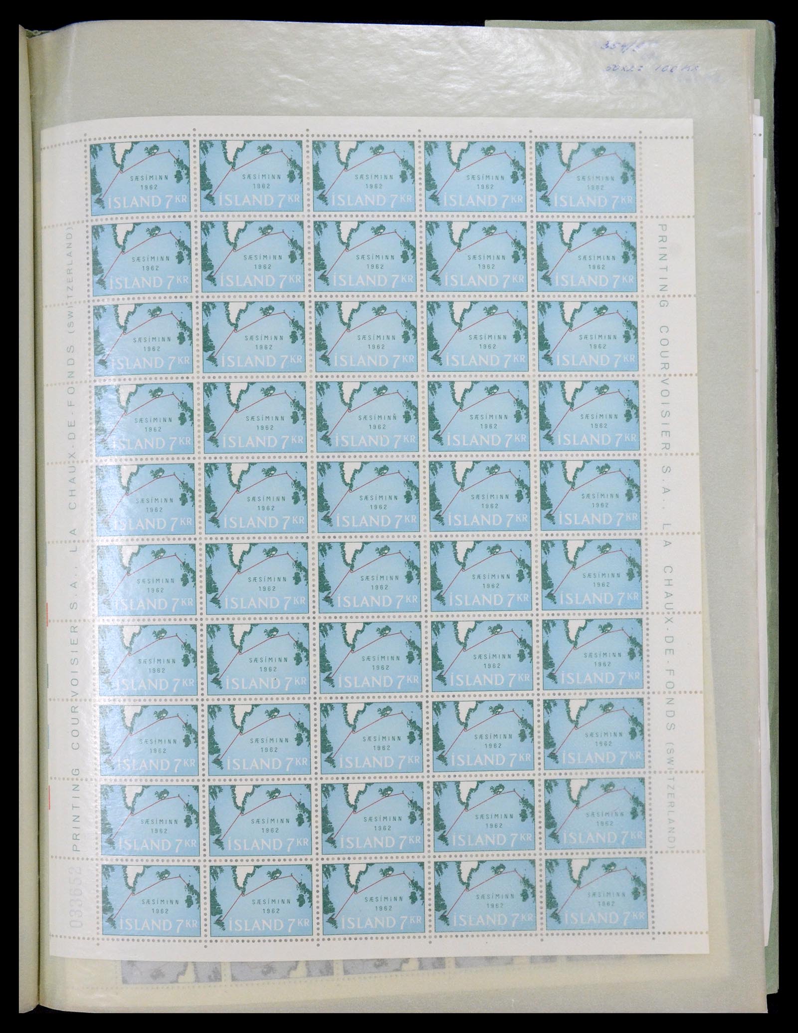 34722 008 - Postzegelverzameling 34722 IJsland 1944-1986.