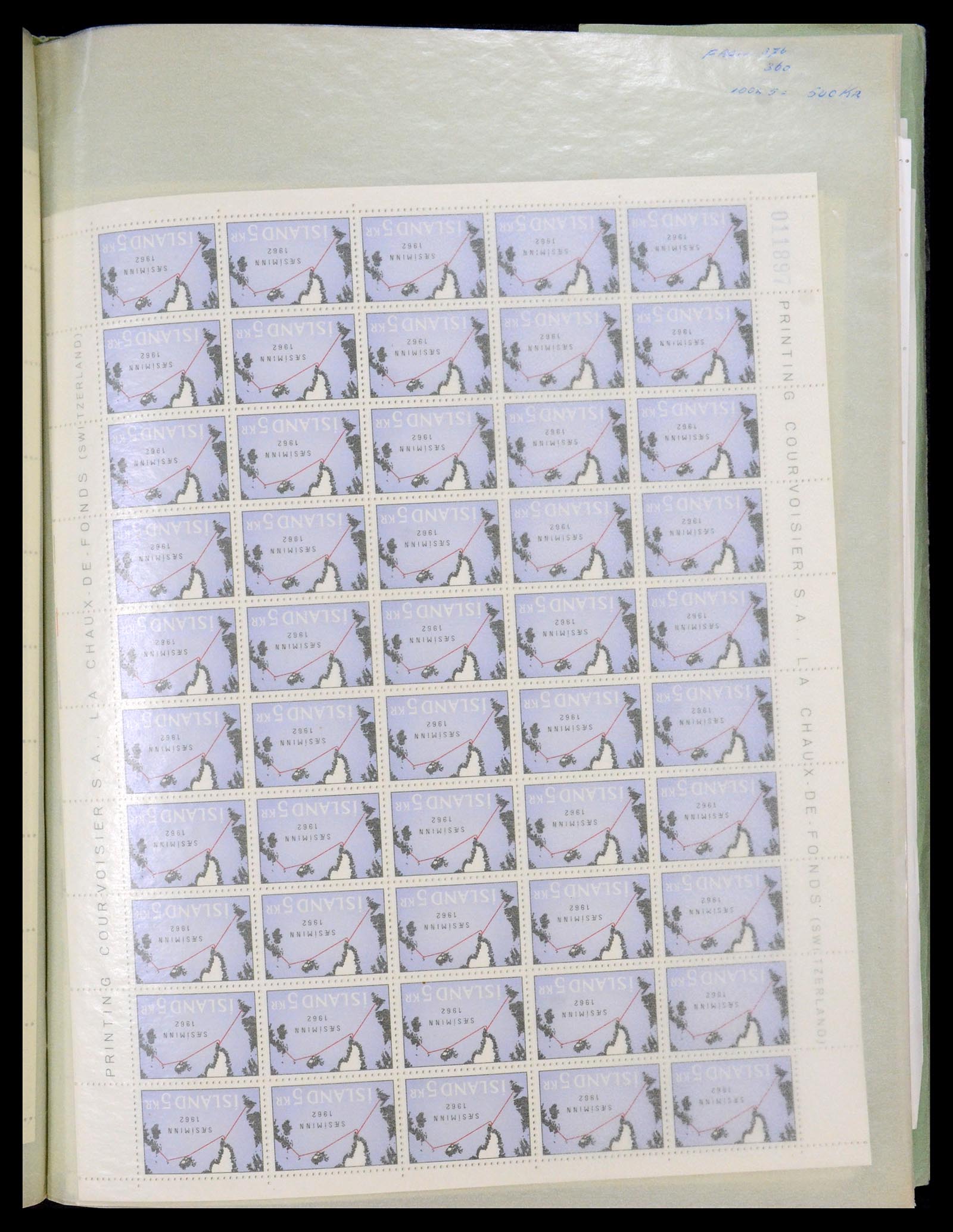 34722 009 - Postzegelverzameling 34722 IJsland 1944-1986.