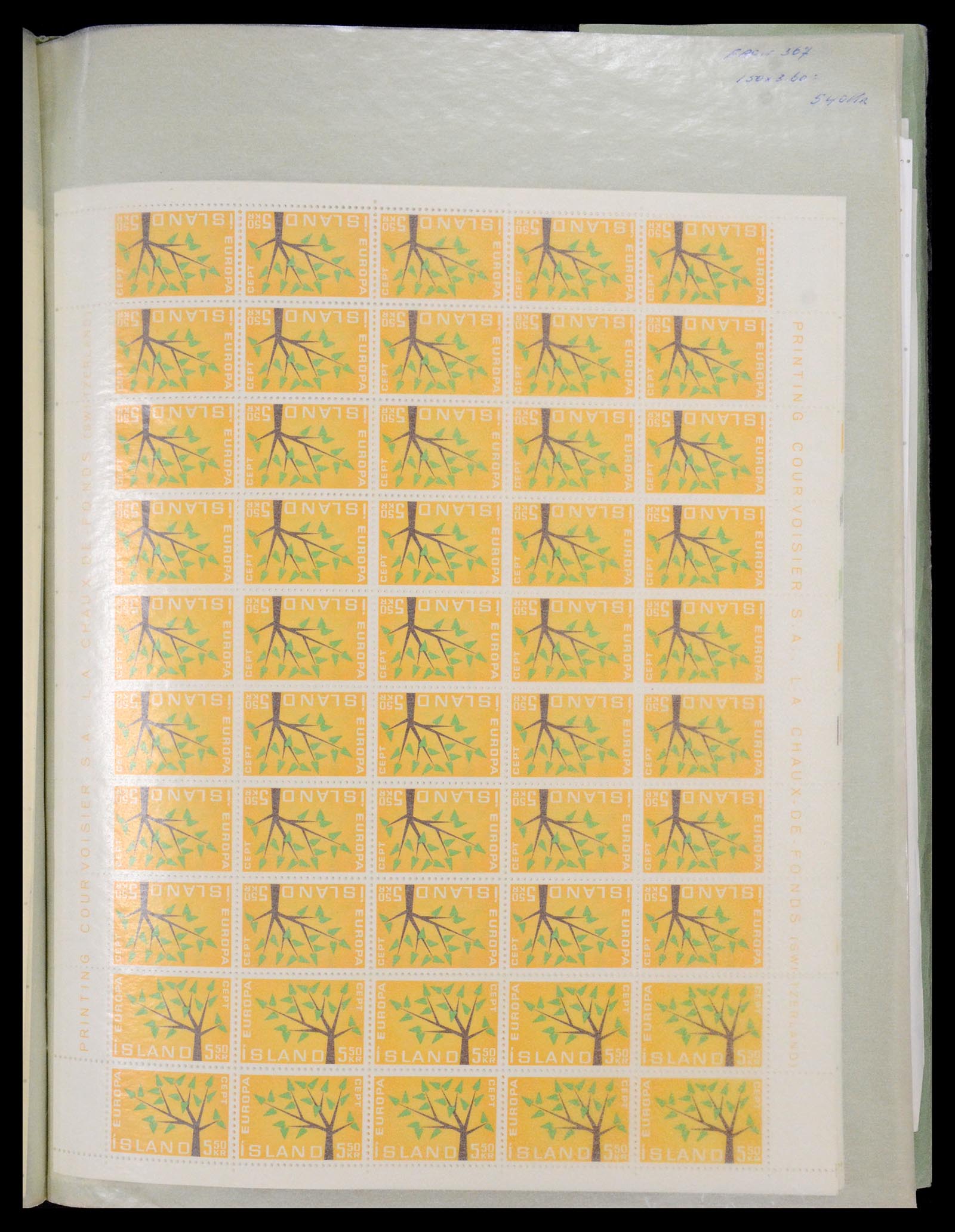 34722 011 - Postzegelverzameling 34722 IJsland 1944-1986.