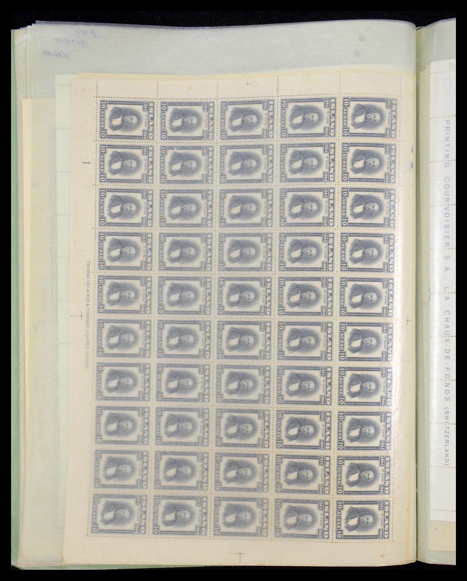 34722 018 - Postzegelverzameling 34722 IJsland 1944-1986.