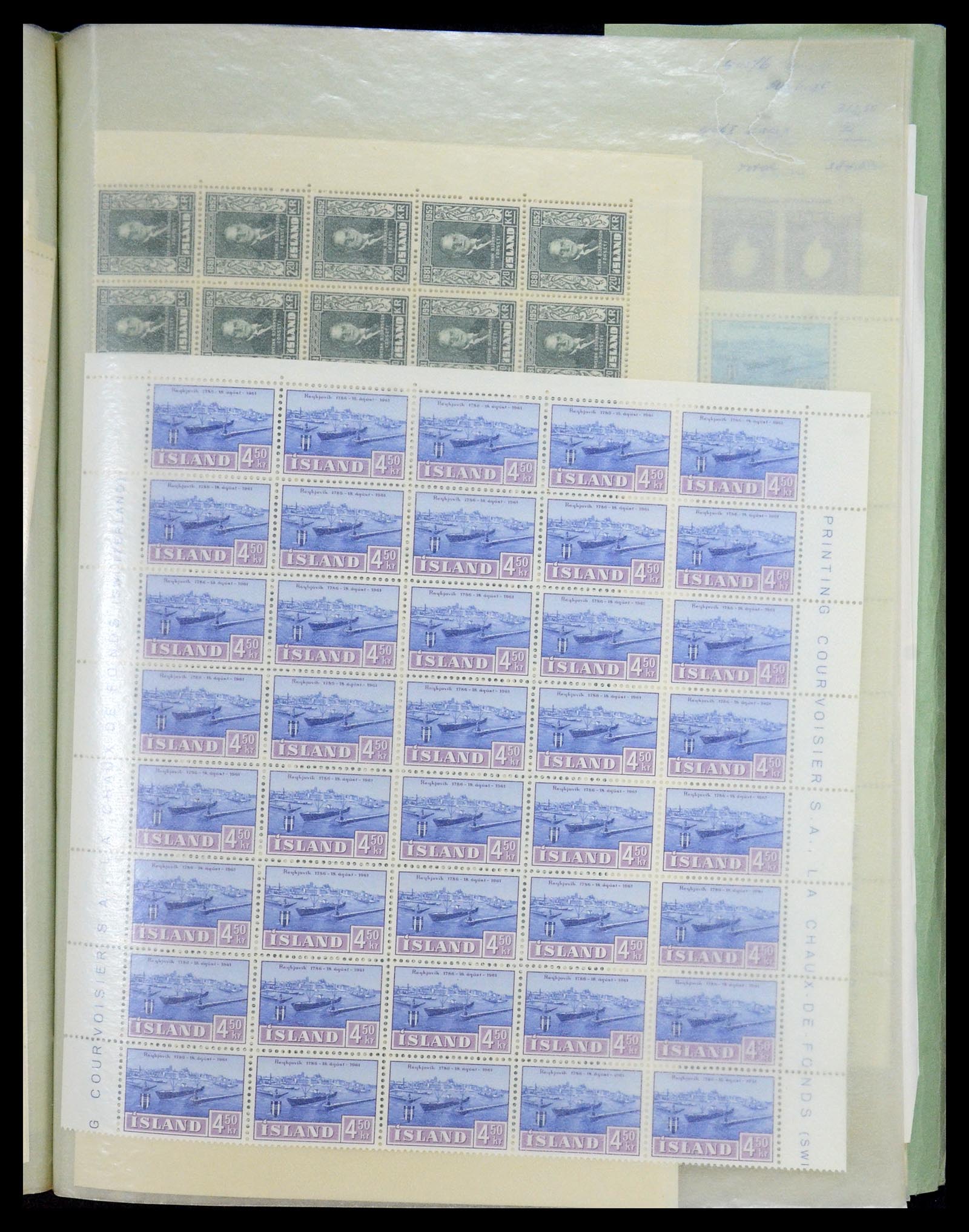 34722 027 - Postzegelverzameling 34722 IJsland 1944-1986.