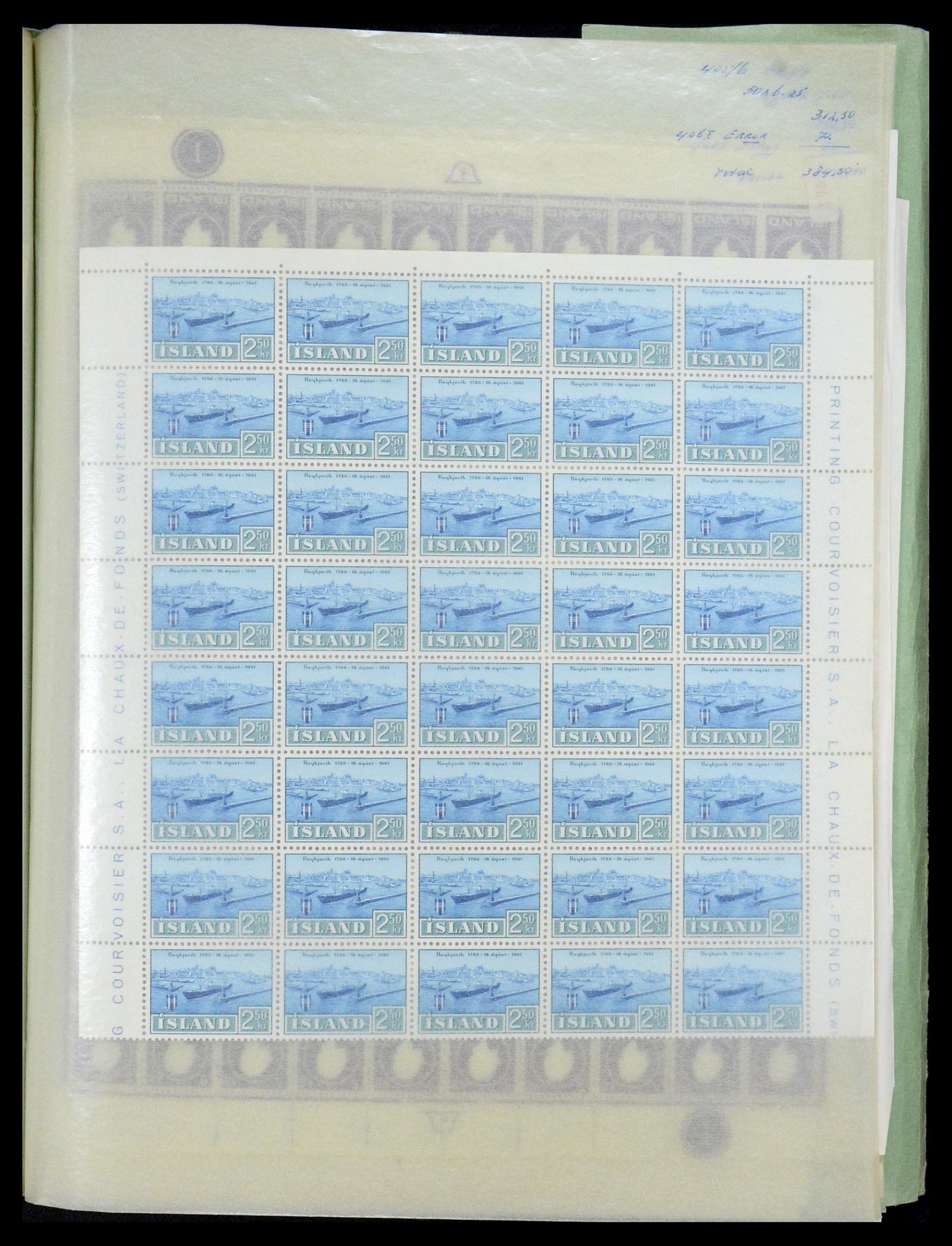 34722 029 - Postzegelverzameling 34722 IJsland 1944-1986.