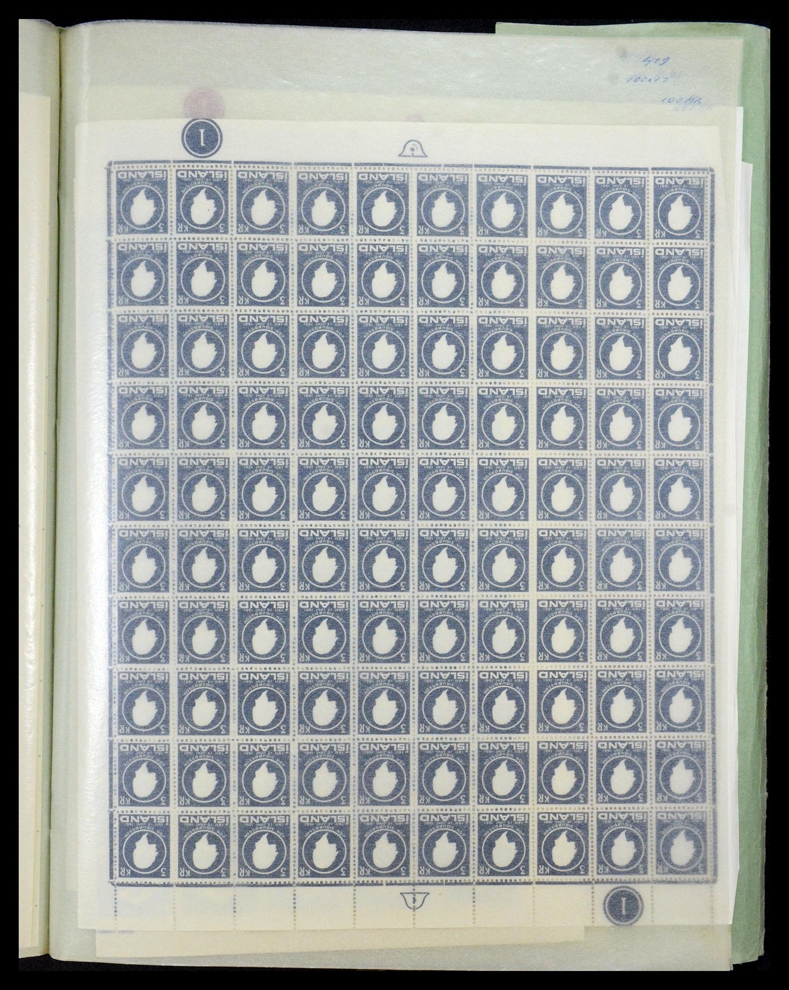 34722 032 - Postzegelverzameling 34722 IJsland 1944-1986.