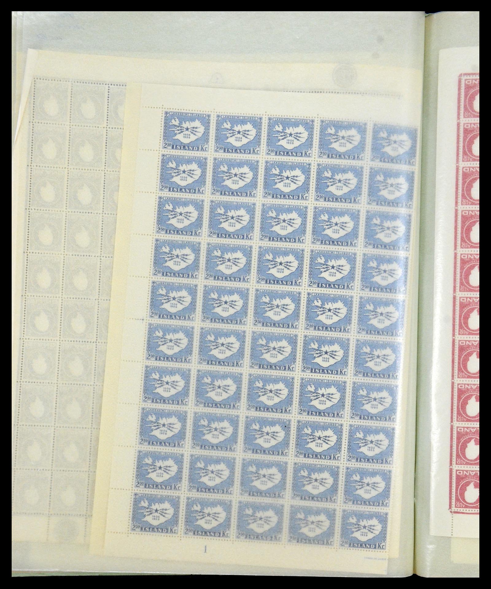 34722 033 - Postzegelverzameling 34722 IJsland 1944-1986.