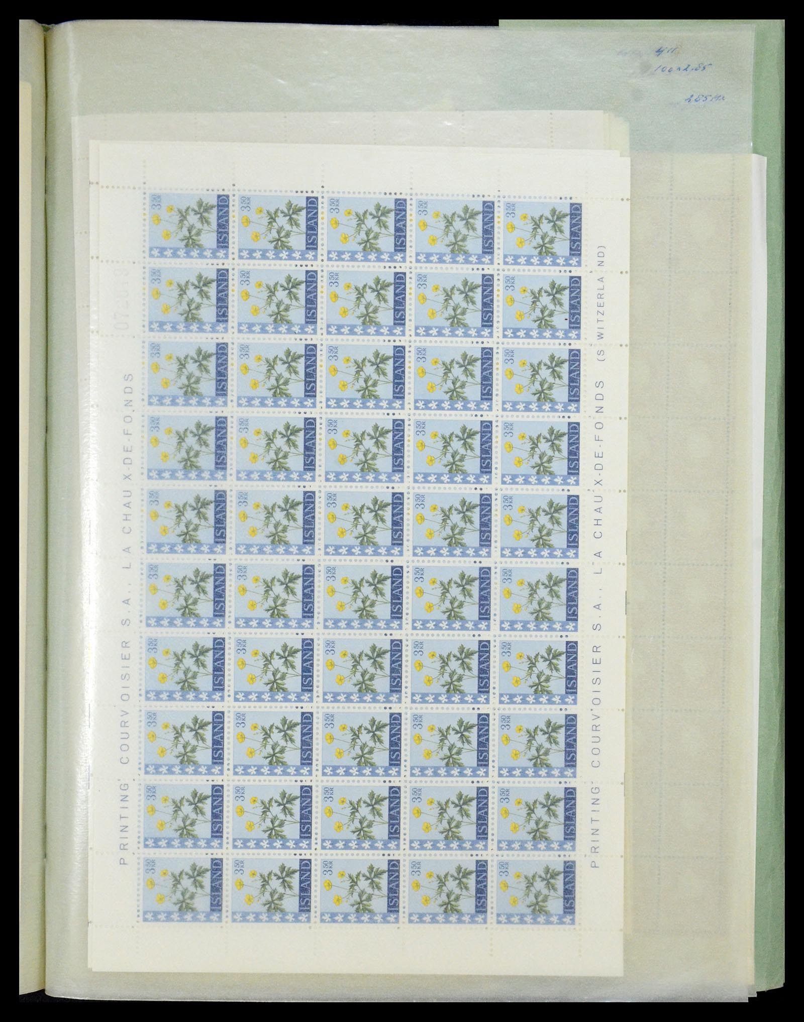 34722 035 - Postzegelverzameling 34722 IJsland 1944-1986.