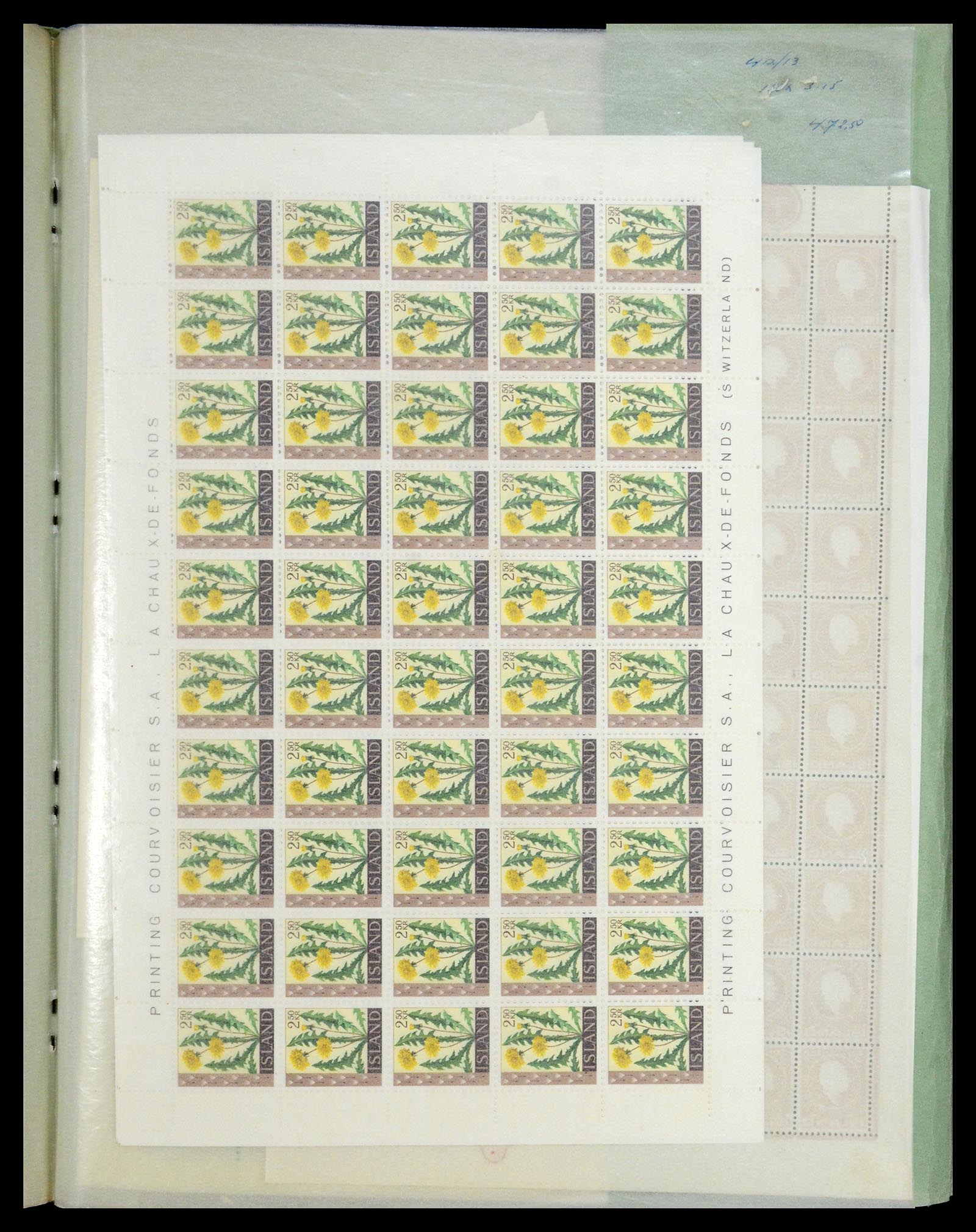 34722 037 - Postzegelverzameling 34722 IJsland 1944-1986.