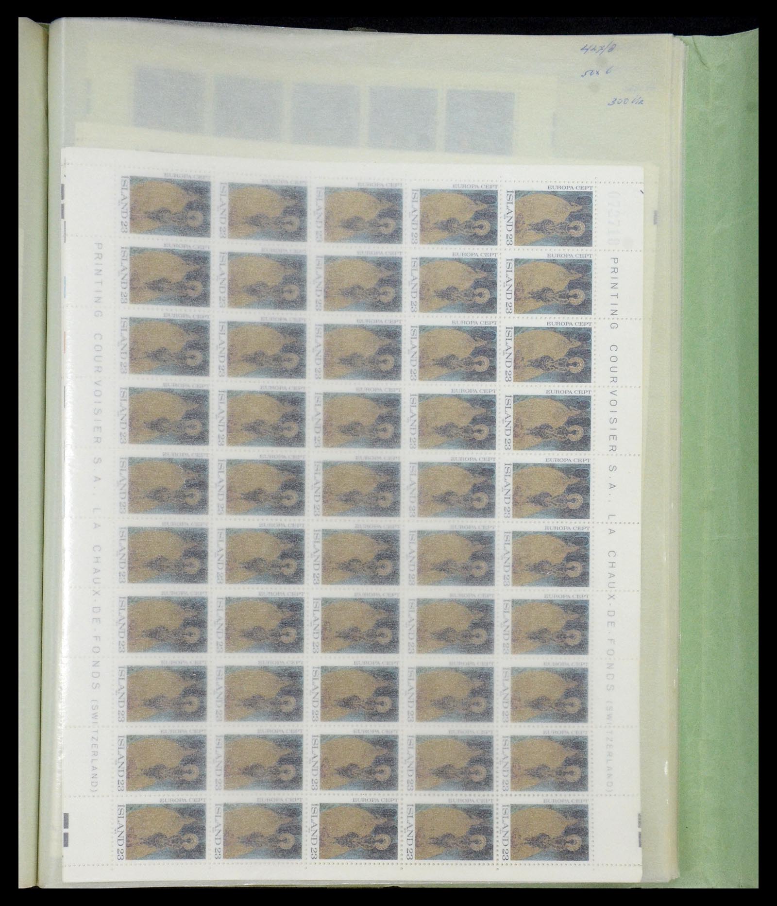 34722 063 - Postzegelverzameling 34722 IJsland 1944-1986.