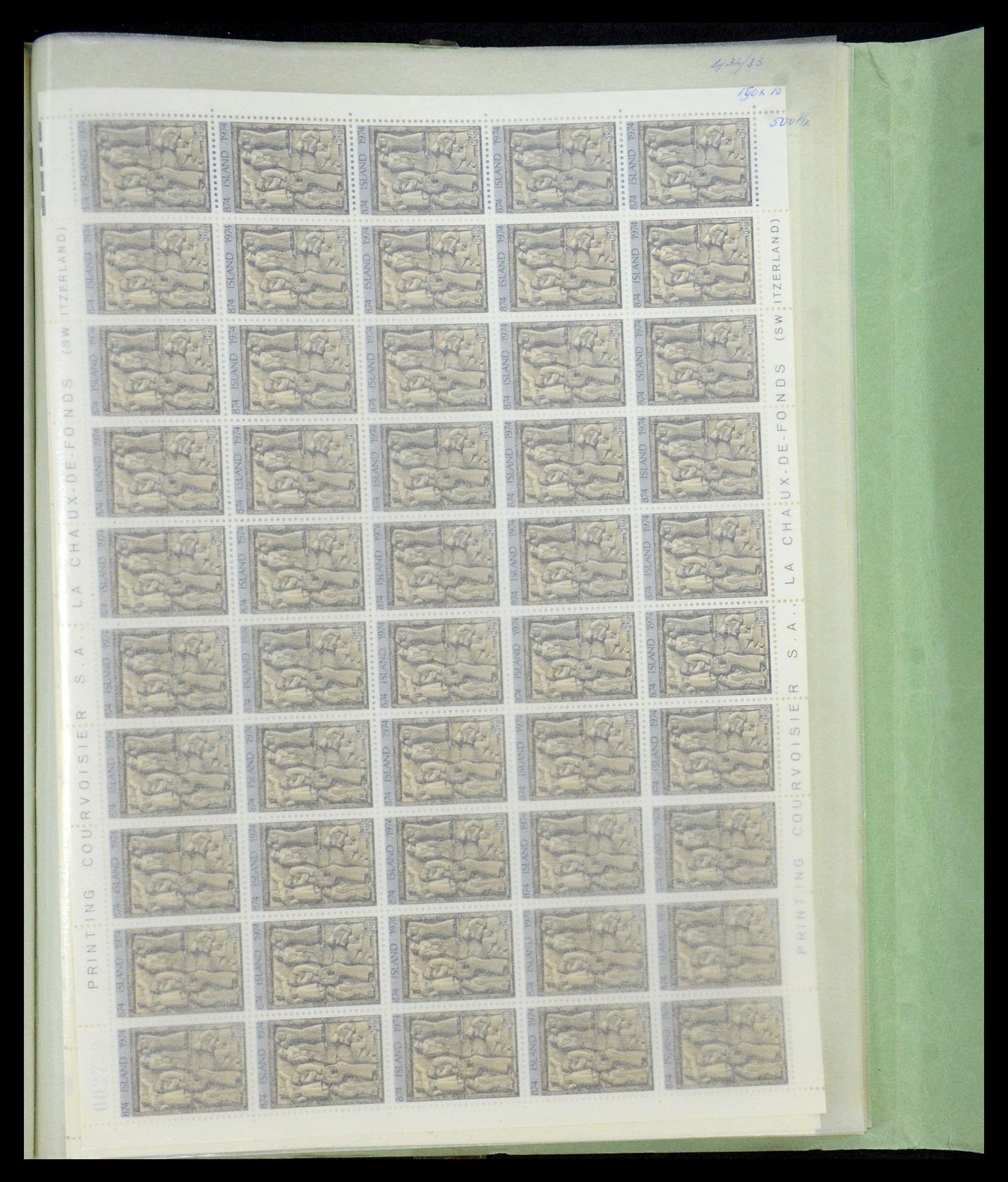 34722 073 - Postzegelverzameling 34722 IJsland 1944-1986.