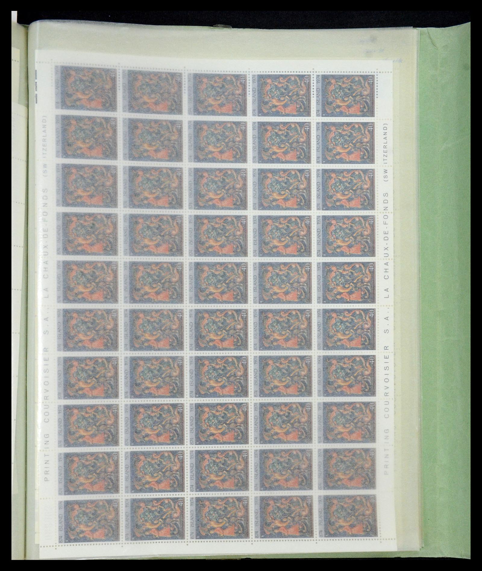 34722 075 - Postzegelverzameling 34722 IJsland 1944-1986.