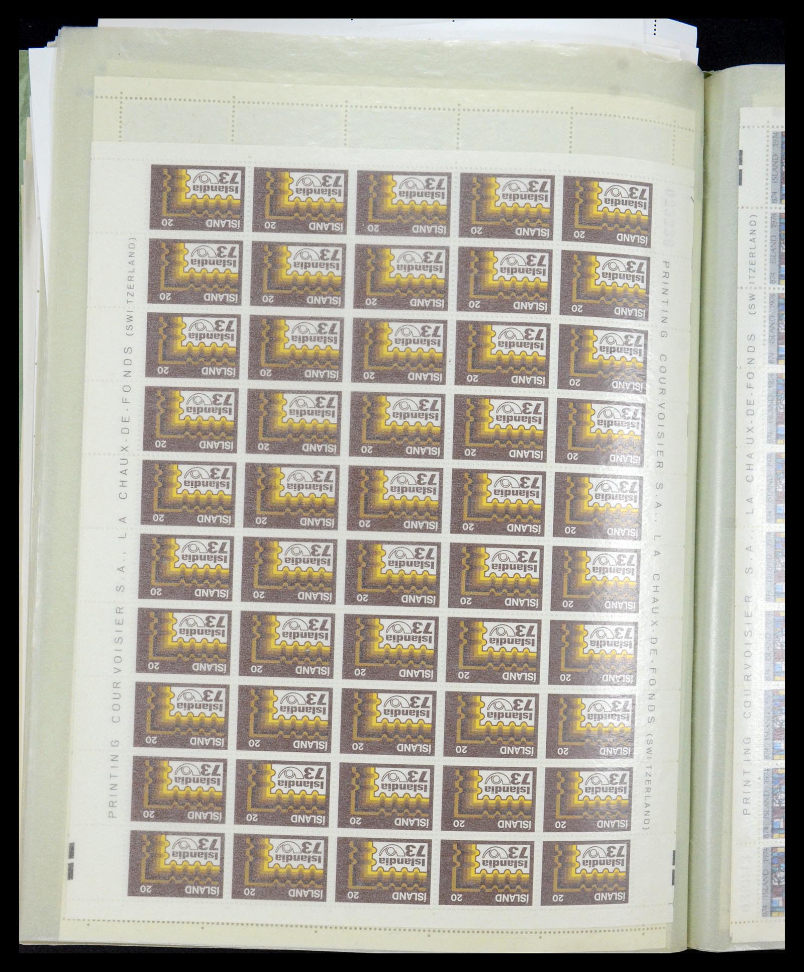 34722 076 - Postzegelverzameling 34722 IJsland 1944-1986.