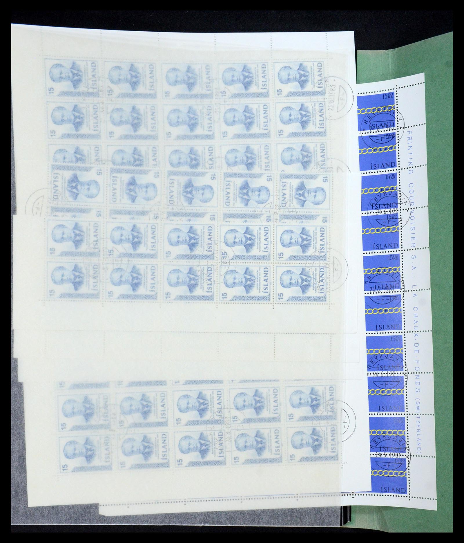 34722 099 - Stamp Collection 34722 Iceland 1944-1986.