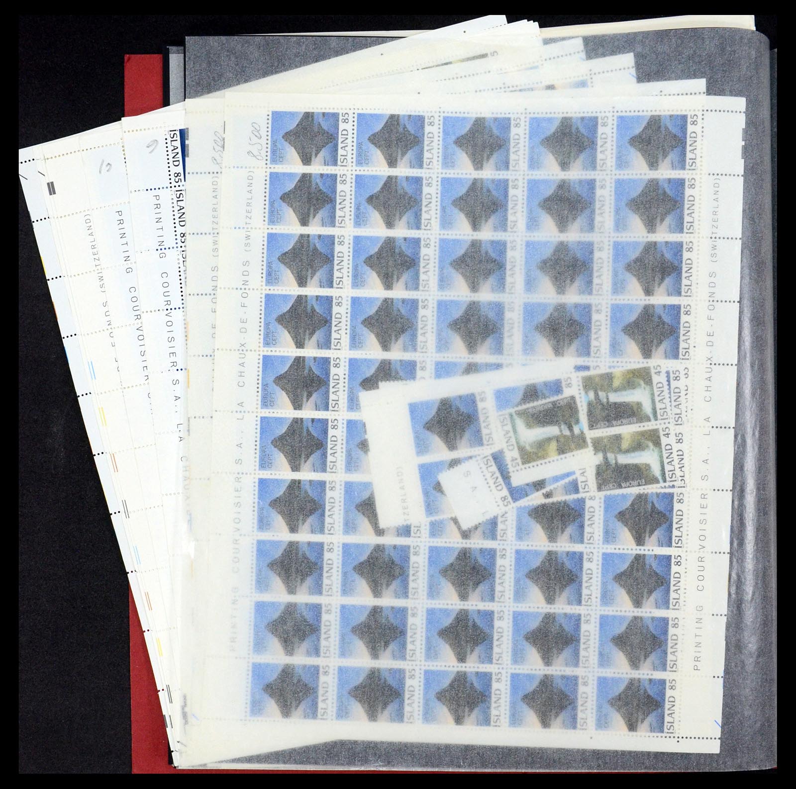 34722 214 - Postzegelverzameling 34722 IJsland 1944-1986.