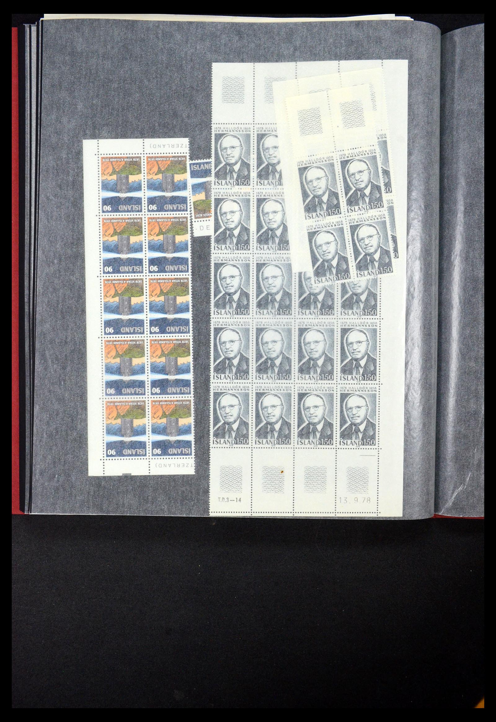 34722 224 - Postzegelverzameling 34722 IJsland 1944-1986.