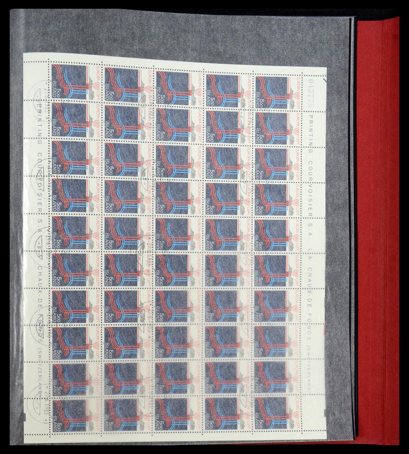 34722 245 - Postzegelverzameling 34722 IJsland 1944-1986.