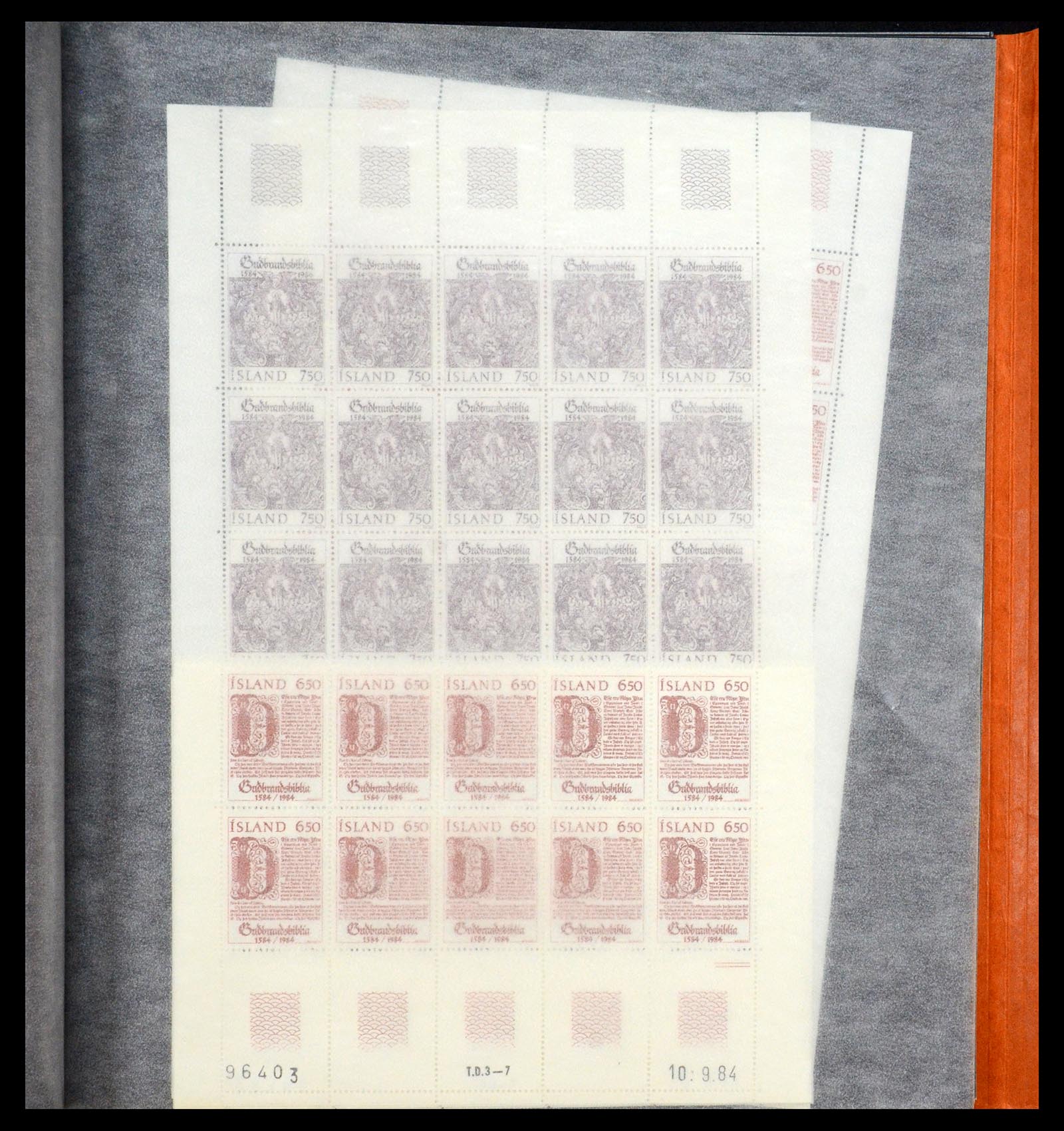 34722 253 - Stamp Collection 34722 Iceland 1944-1986.