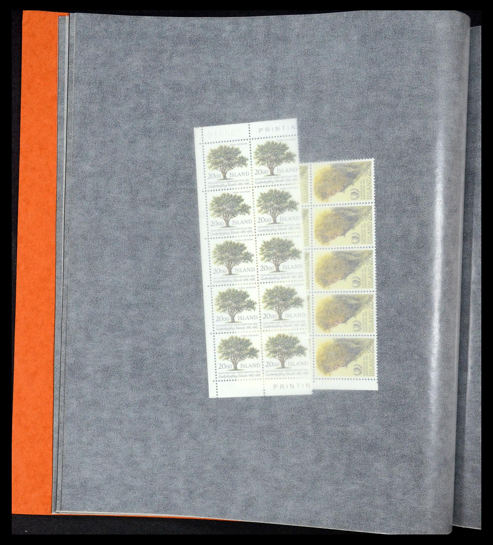 34722 256 - Postzegelverzameling 34722 IJsland 1944-1986.