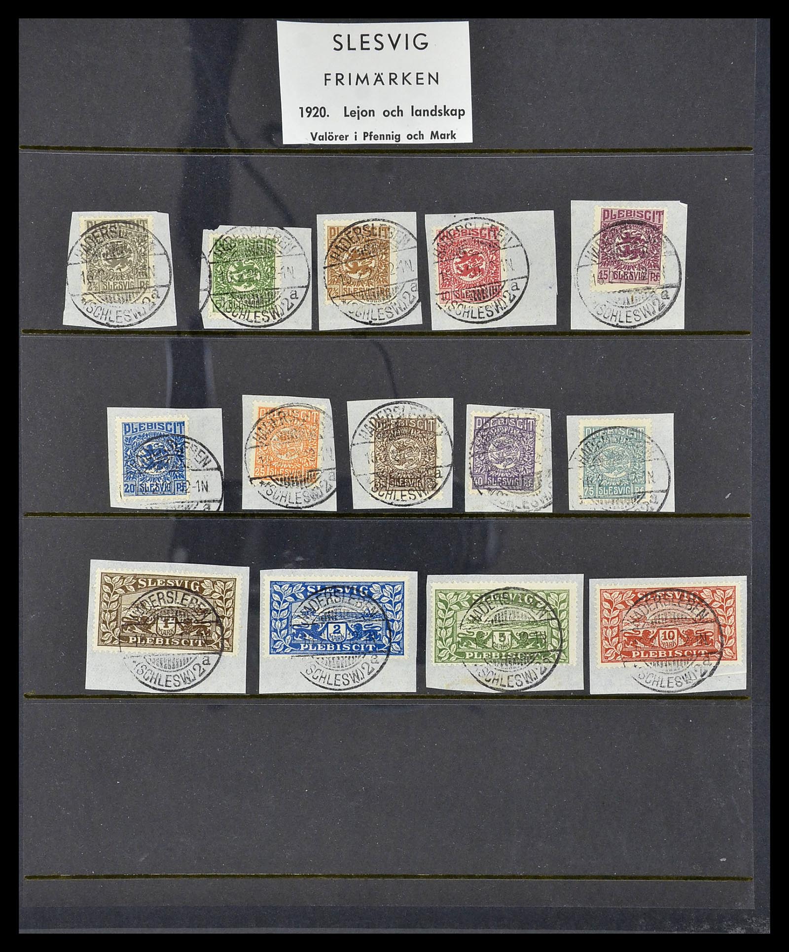 34725 026 - Stamp Collection 34725 Denmark 1851-1940.