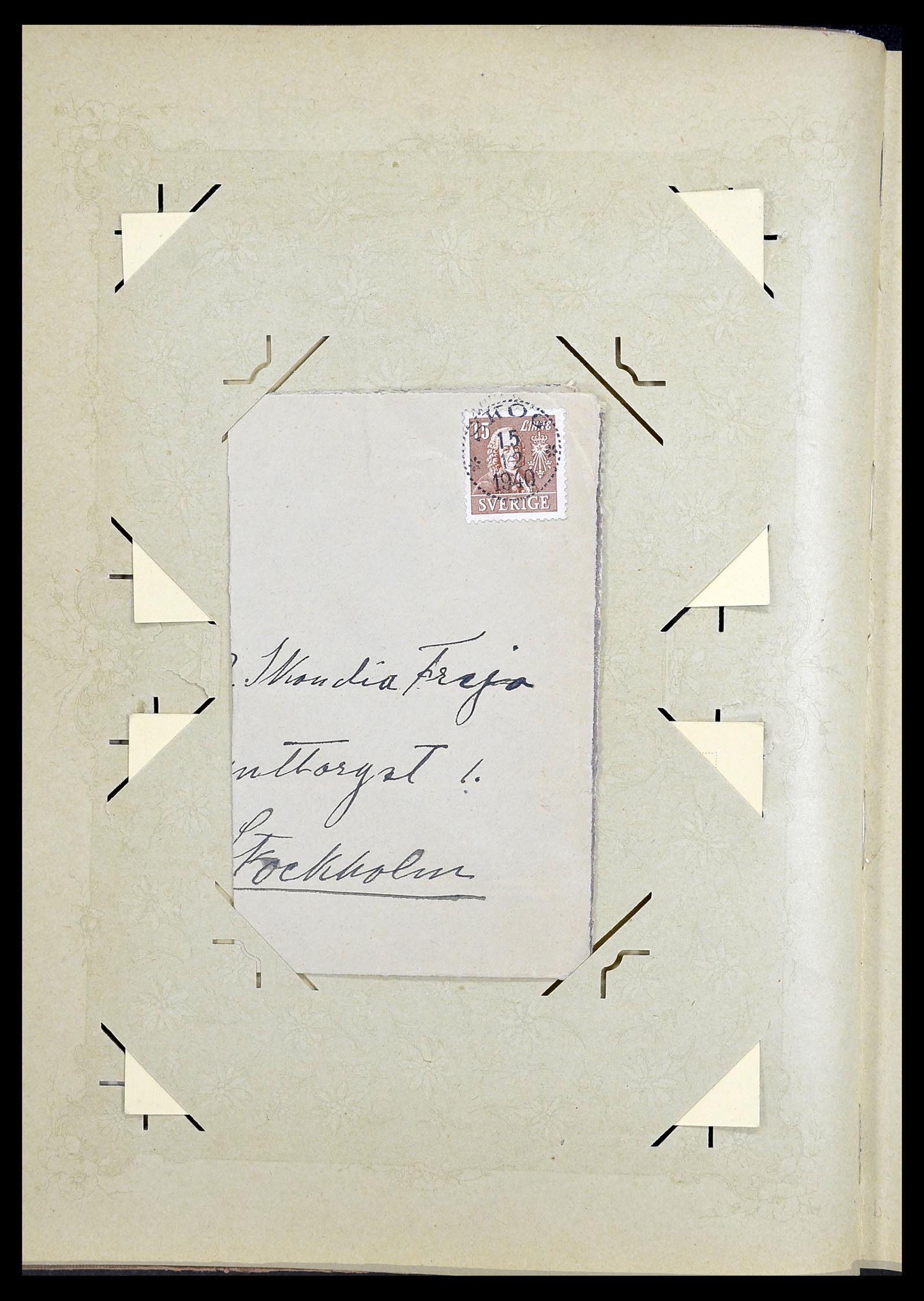 34726 005 - Postzegelverzameling 34726 Zweden brieven.