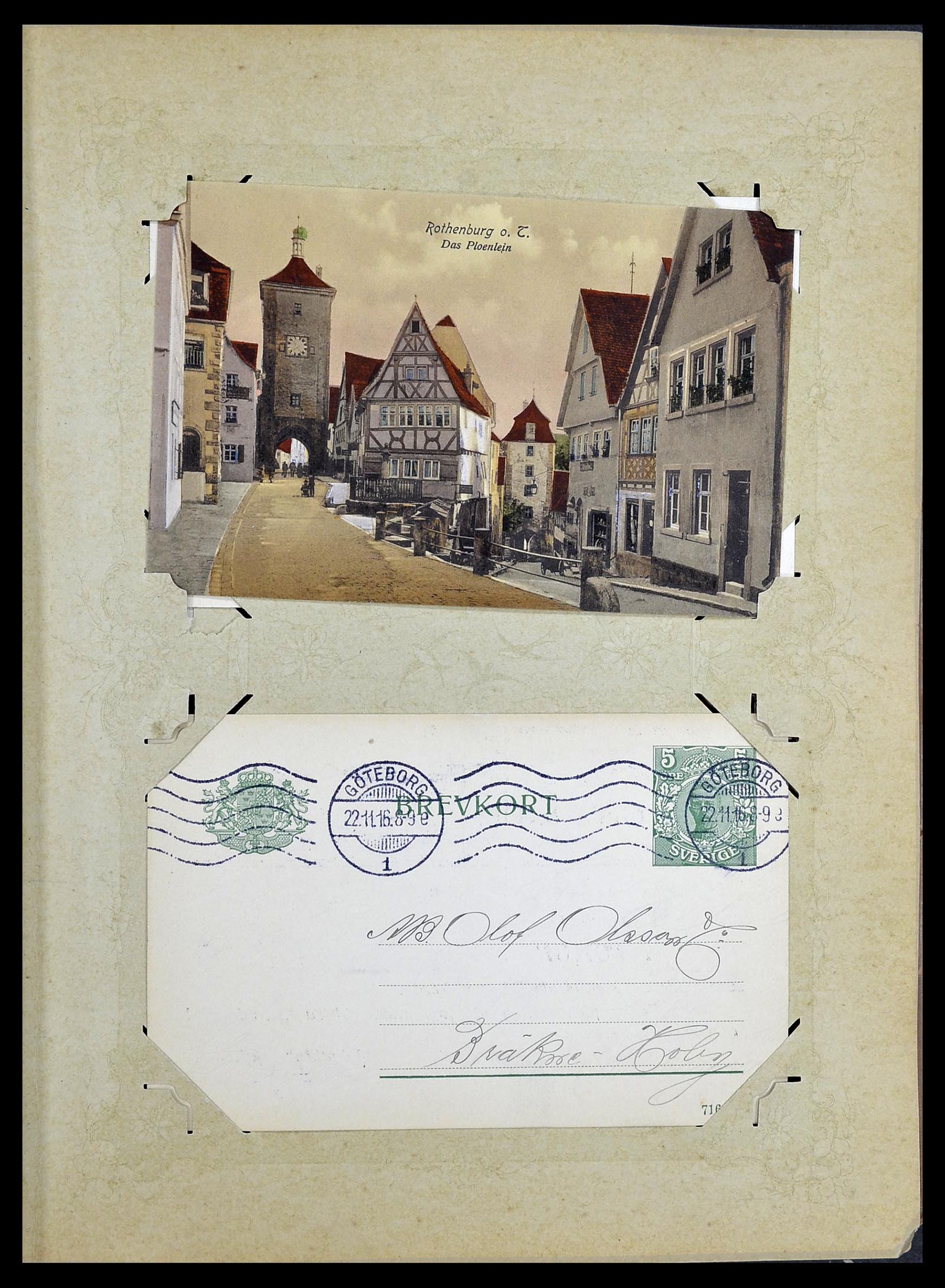 34726 021 - Postzegelverzameling 34726 Zweden brieven.