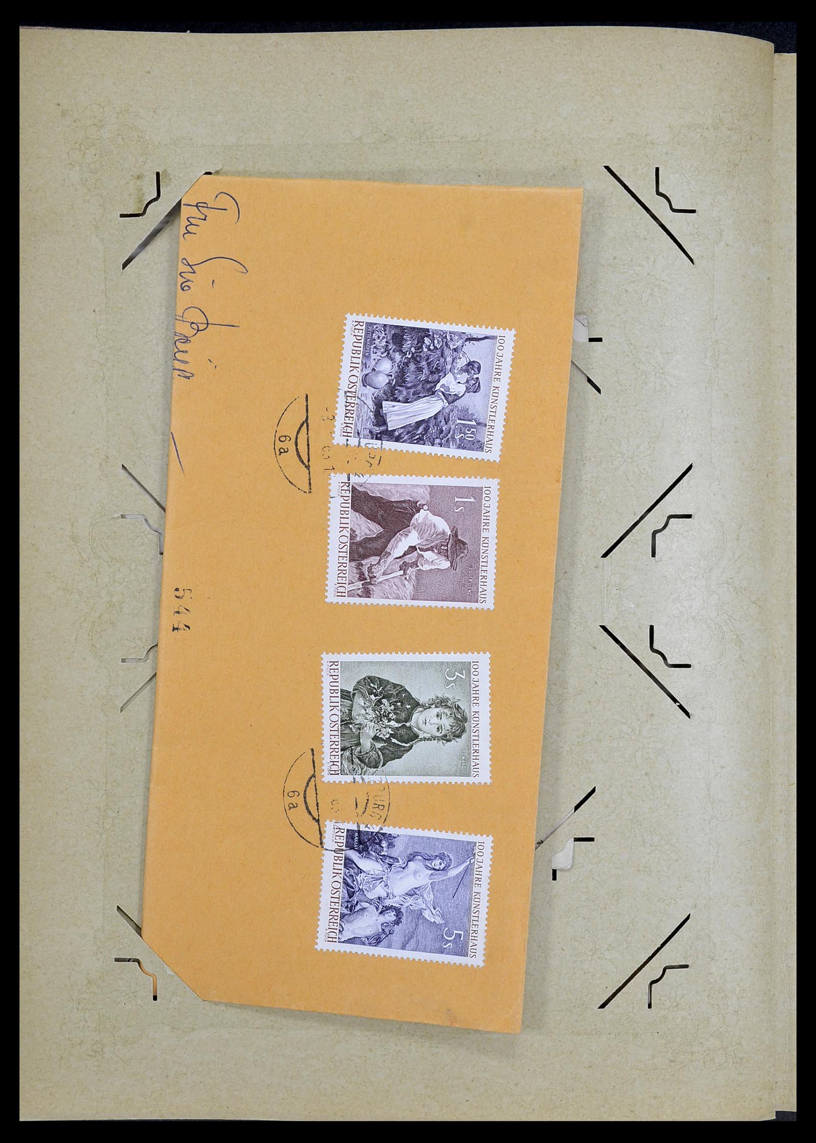 34726 024 - Postzegelverzameling 34726 Zweden brieven.