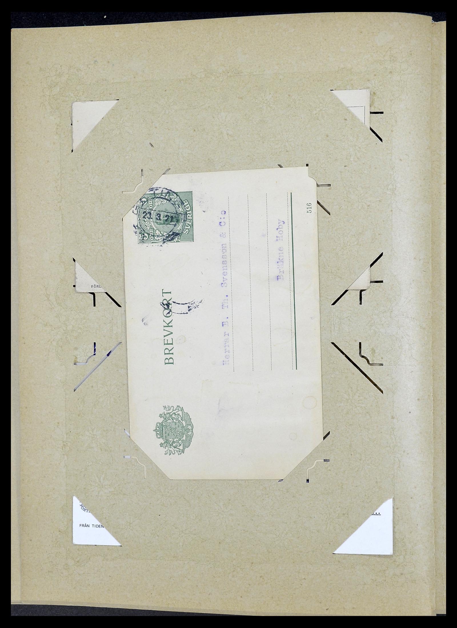 34726 032 - Postzegelverzameling 34726 Zweden brieven.