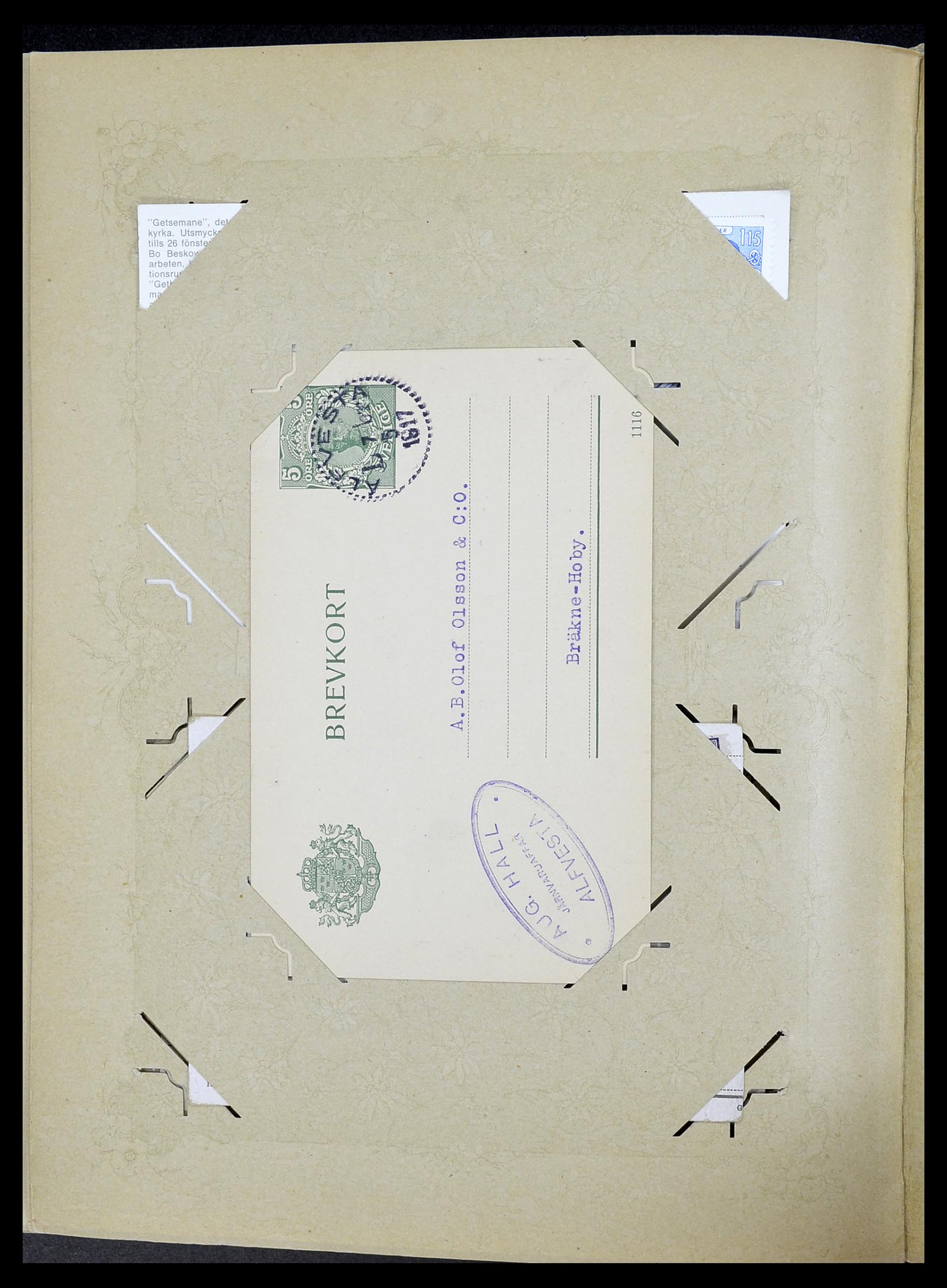 34726 051 - Postzegelverzameling 34726 Zweden brieven.
