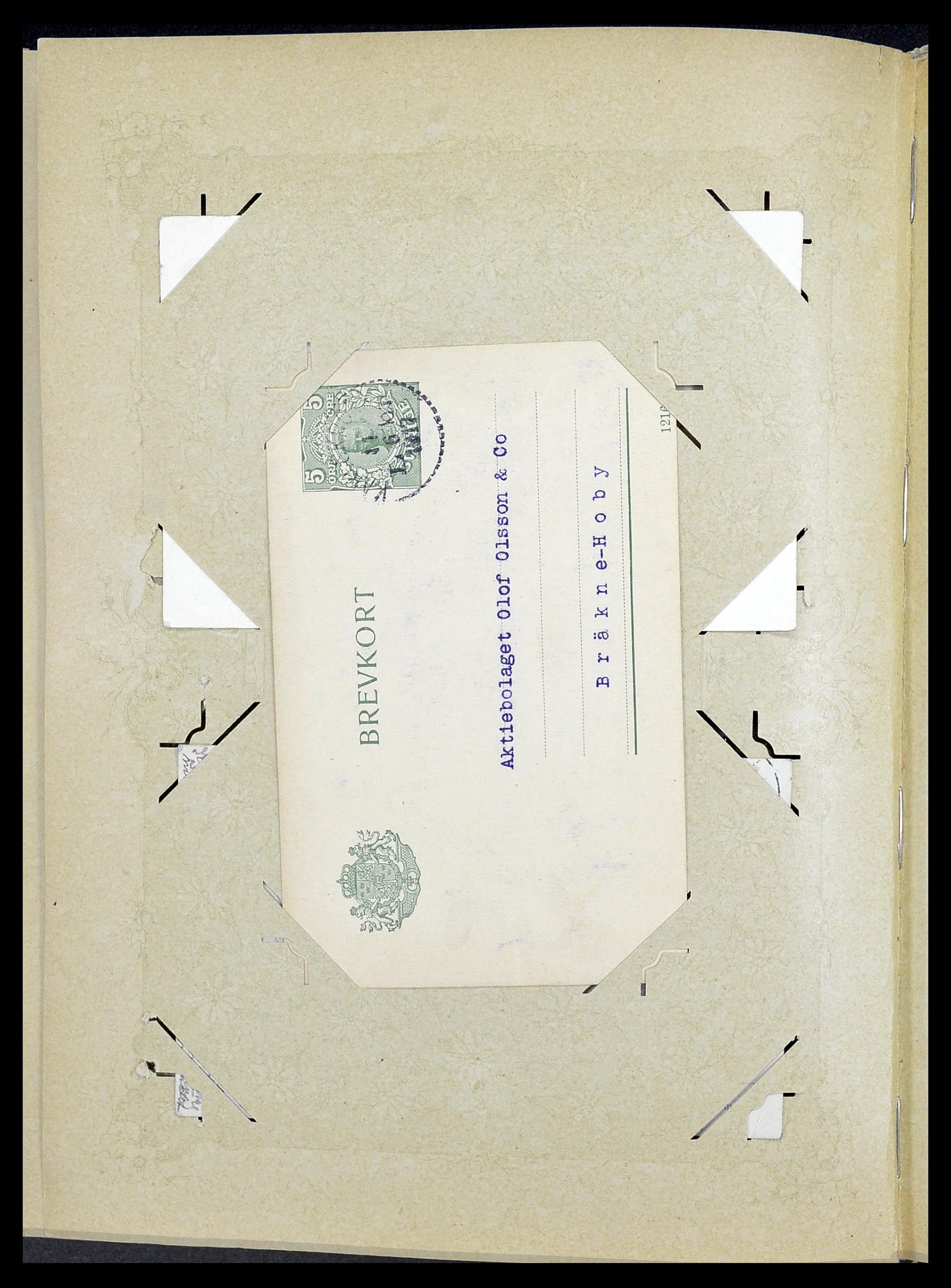 34726 052 - Postzegelverzameling 34726 Zweden brieven.