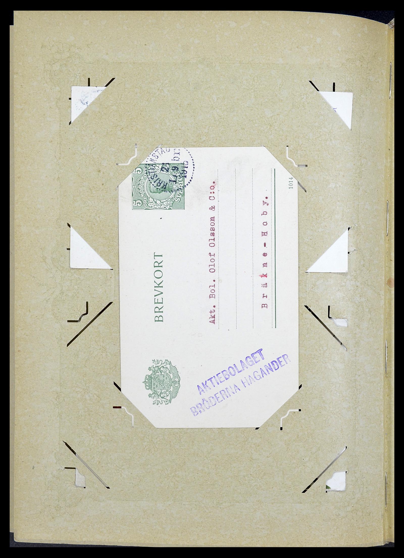 34726 059 - Postzegelverzameling 34726 Zweden brieven.