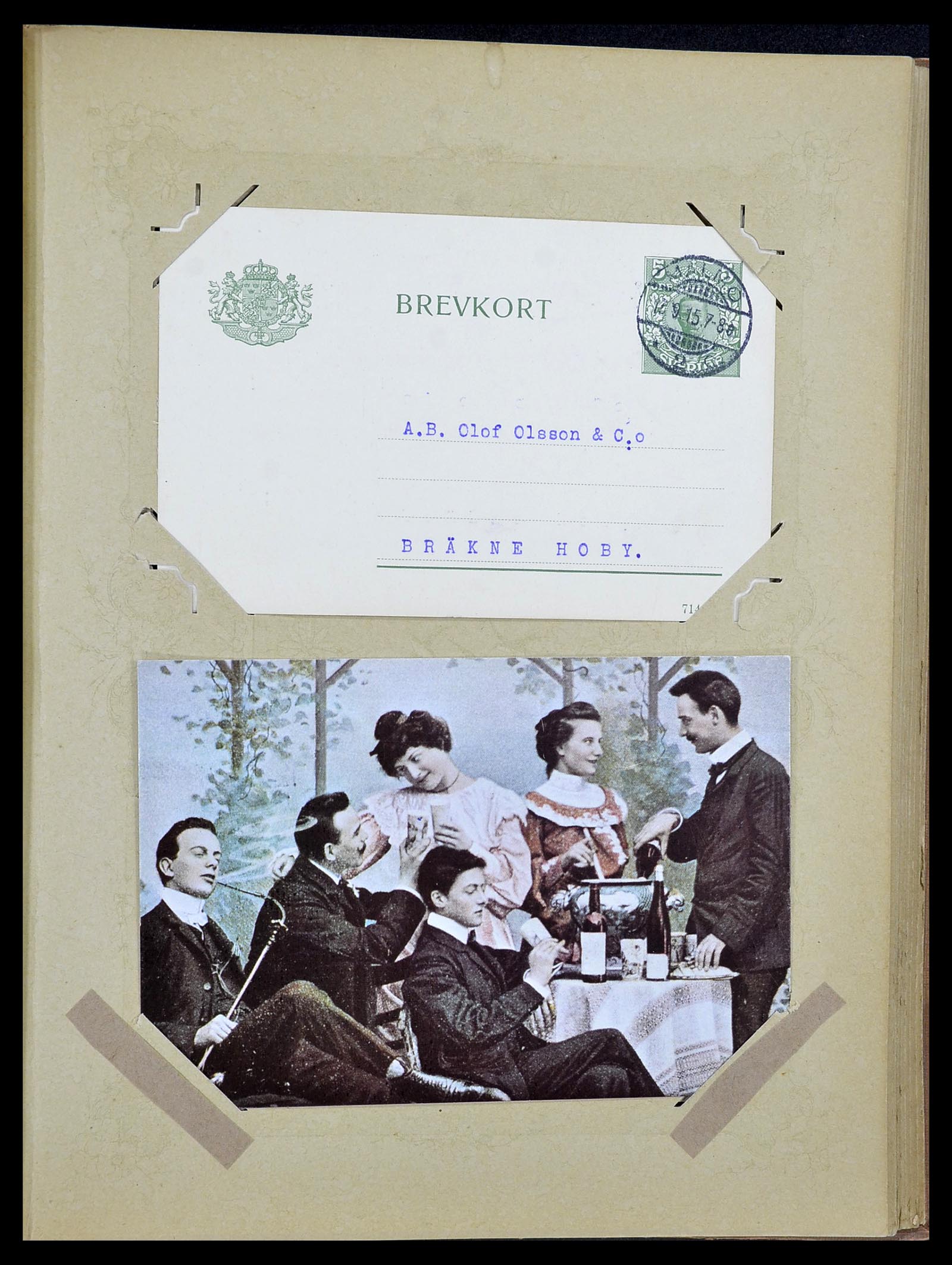 34726 062 - Postzegelverzameling 34726 Zweden brieven.