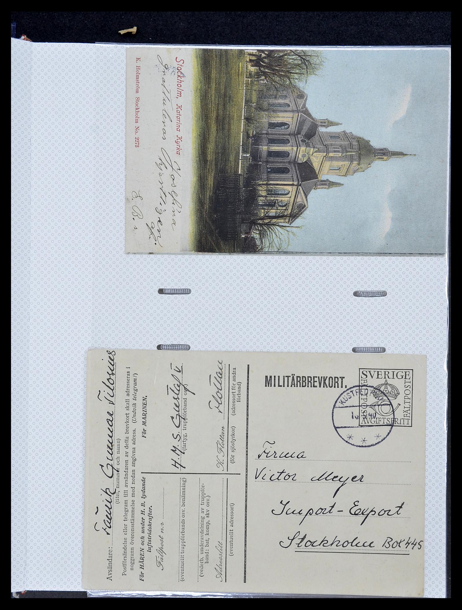 34726 095 - Postzegelverzameling 34726 Zweden brieven.