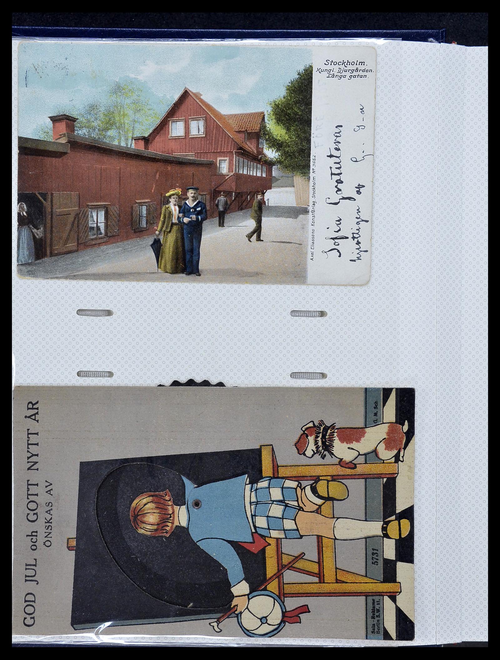 34726 100 - Postzegelverzameling 34726 Zweden brieven.