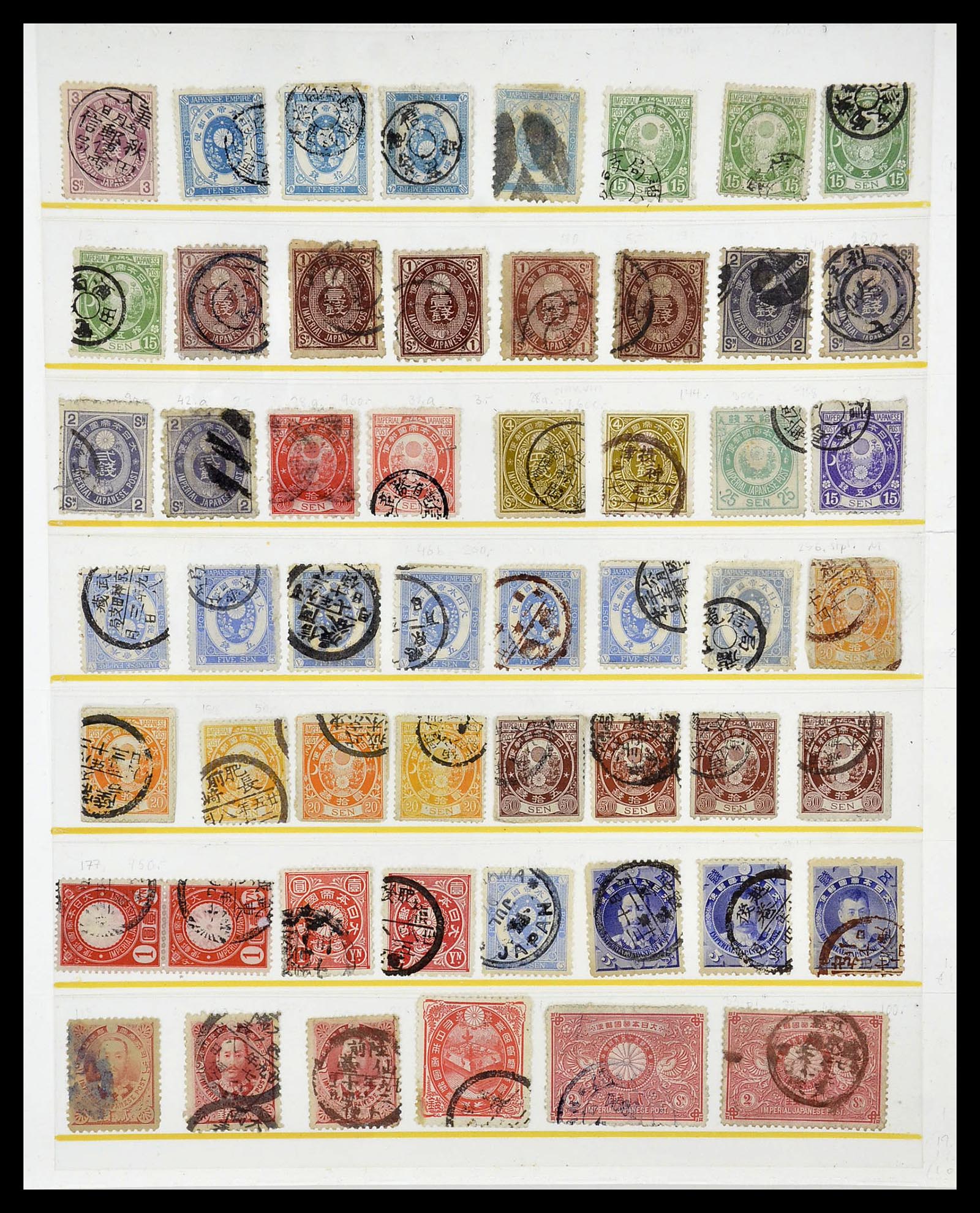 34727 003 - Postzegelverzameling 34727 Wereld klassiek 1852-1900.