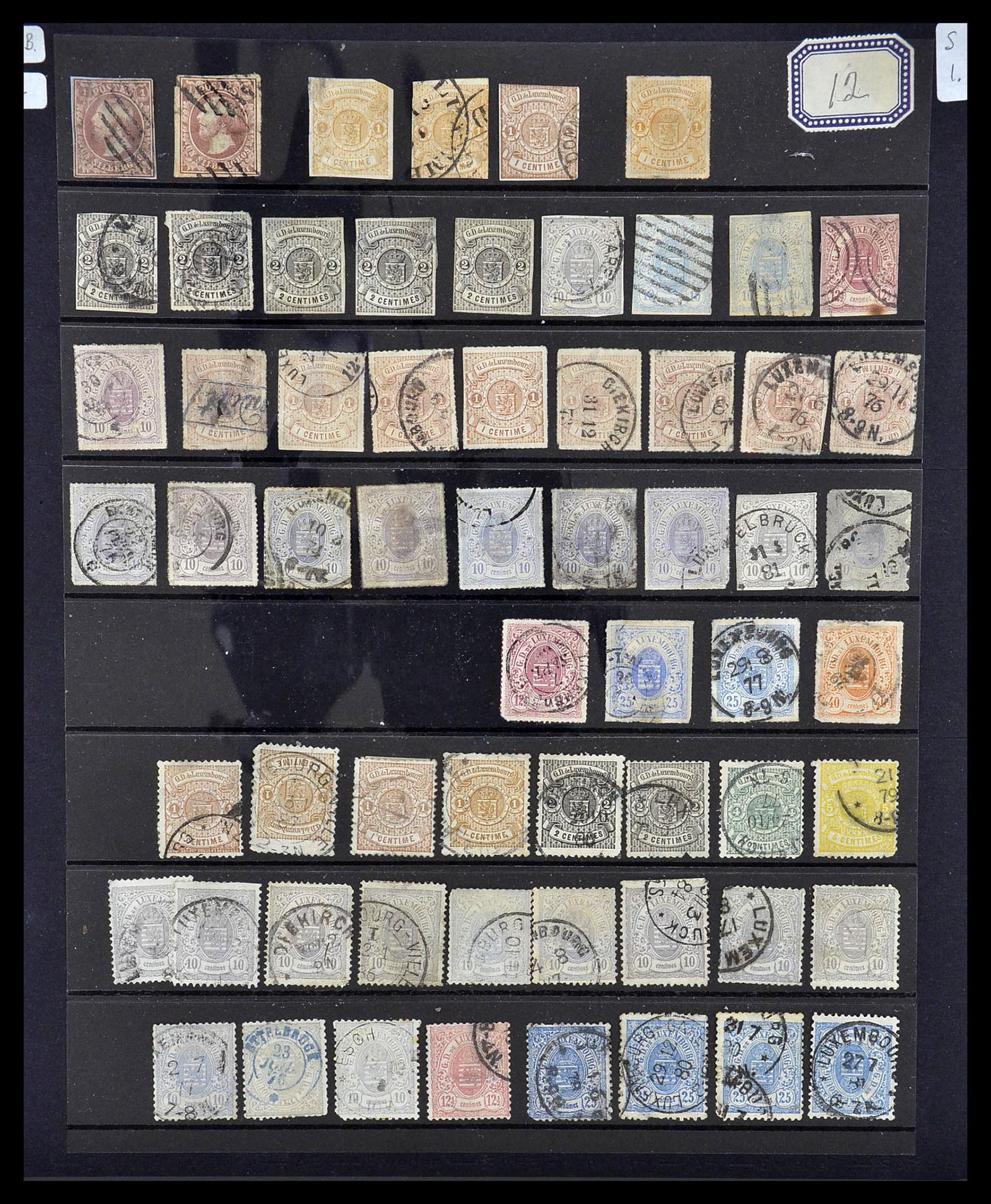 34727 005 - Postzegelverzameling 34727 Wereld klassiek 1852-1900.